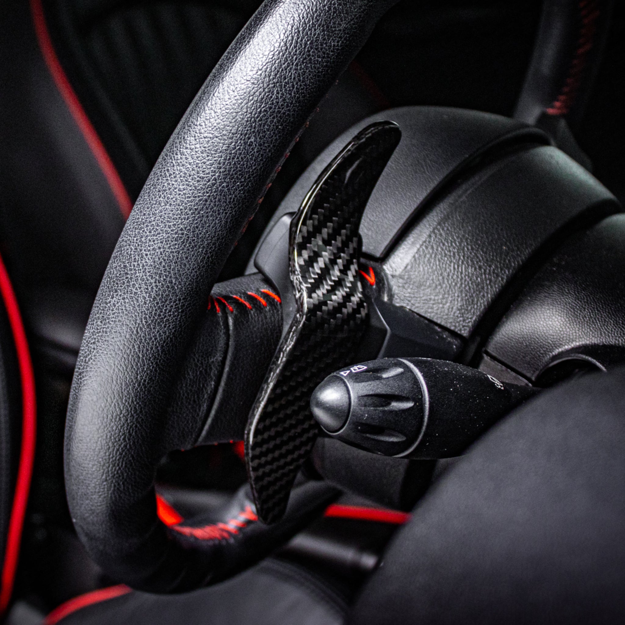 MINI R-Series Steering Wheel Carbon Fibre Paddle Shift Extensions