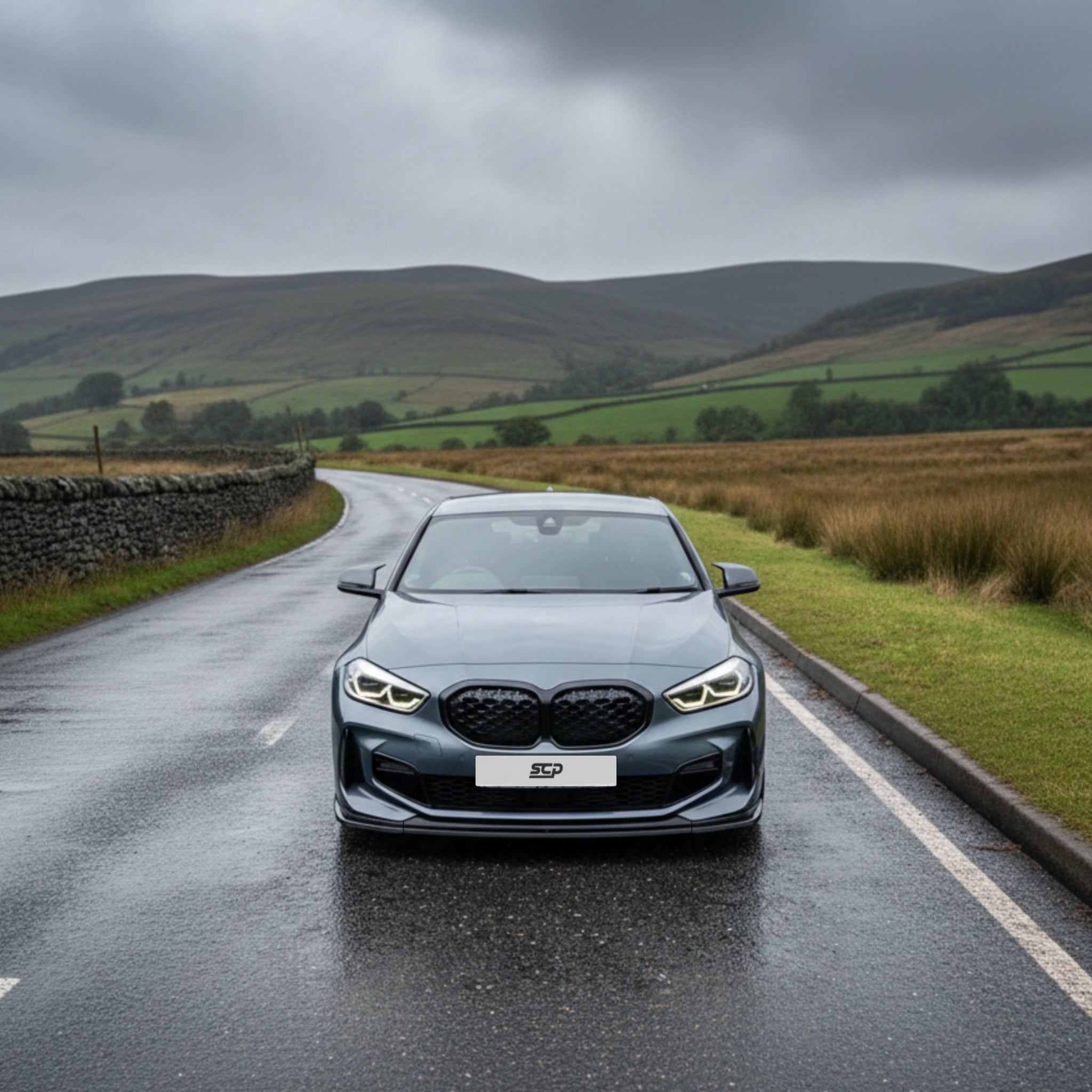 BMW 1-Series F40 M Sport Front Splitter SCP Automotive