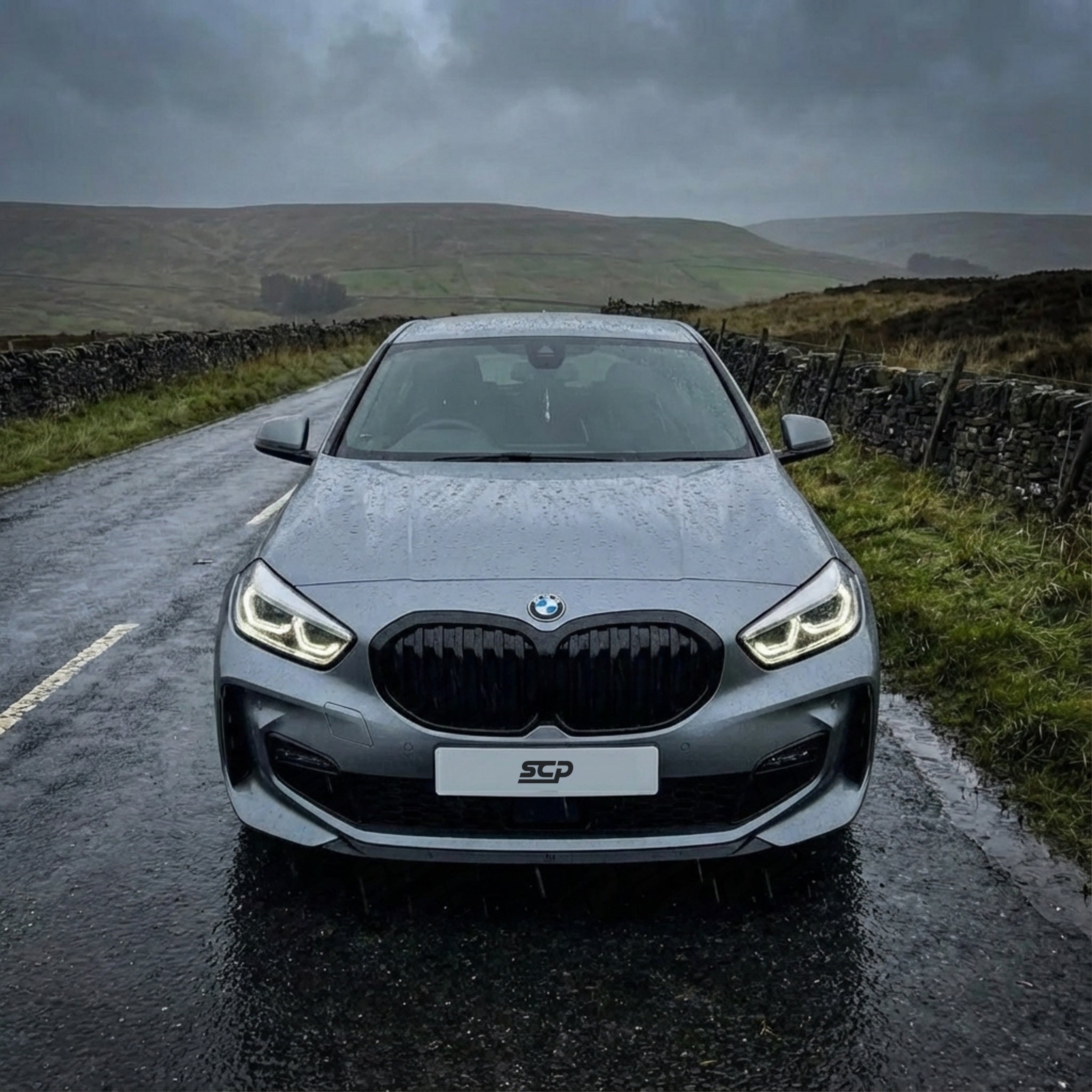 BMW 1-Series F40 M Sport Front Splitter Centre Extension SCP Automotive