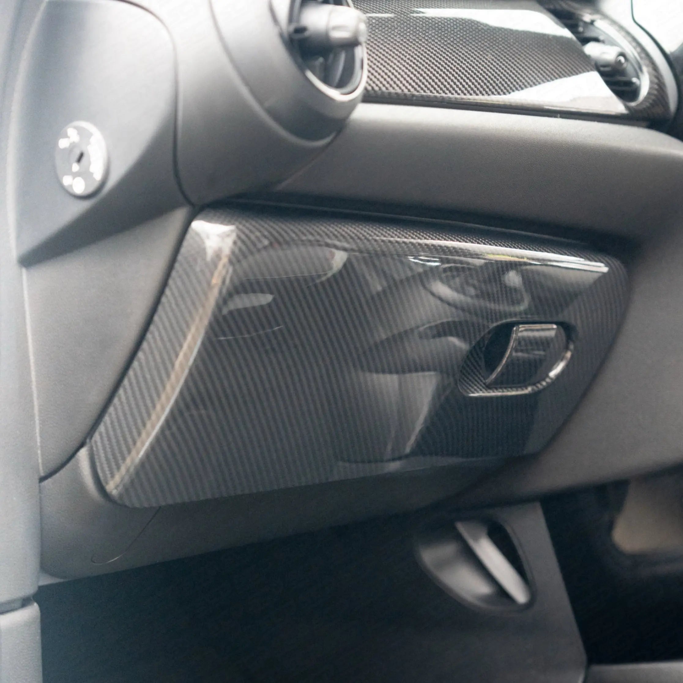 MINI F-Series Carbon Fibre Glove Compartment Cover