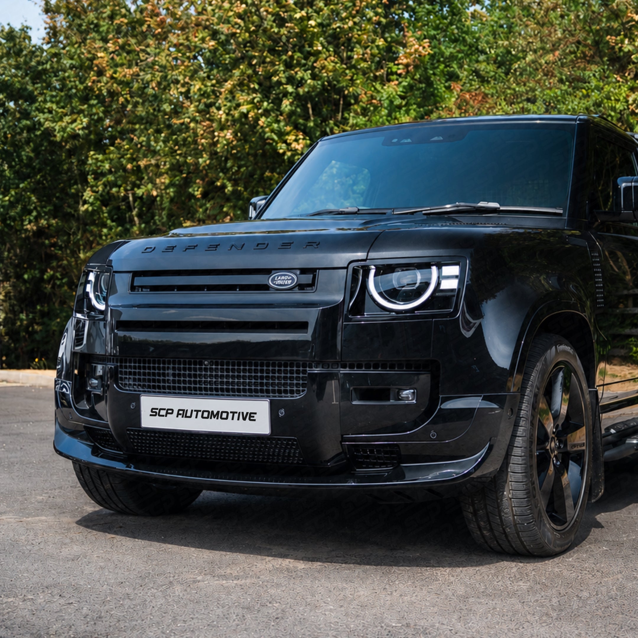 Defender L663 Front Splitter SCP Automotive