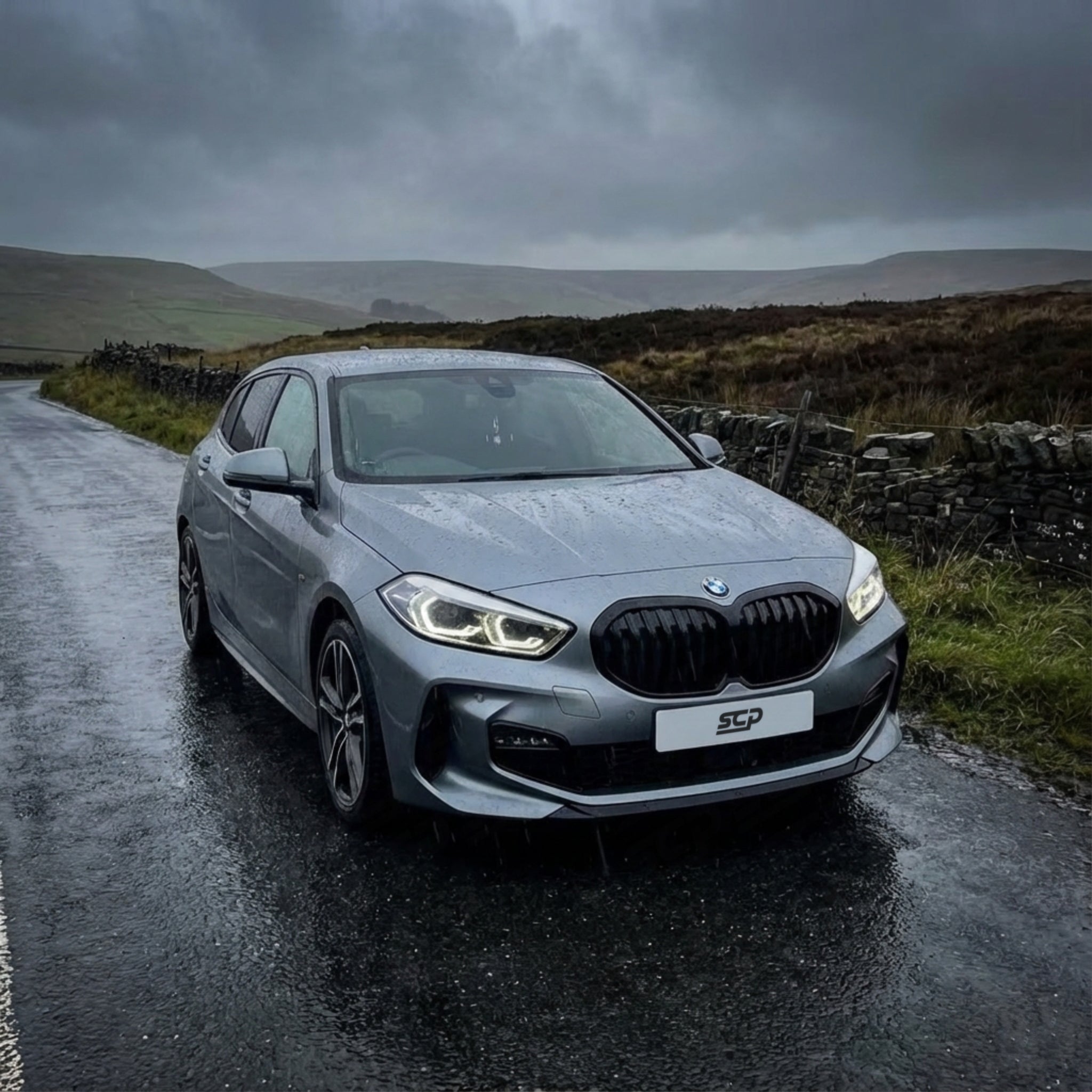 BMW 1-Series F40 M Sport Front Splitter Centre Extension SCP Automotive