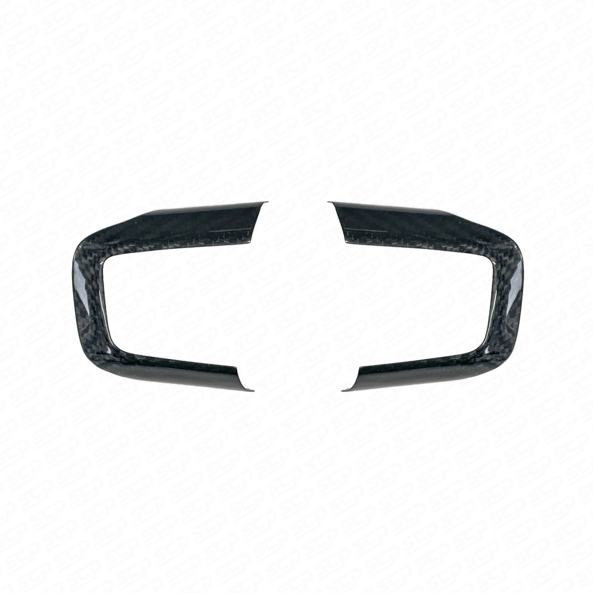 MINI Generation 4 Carbon Fibre Steering Wheel 2-Spoke Covers SCP Automotive