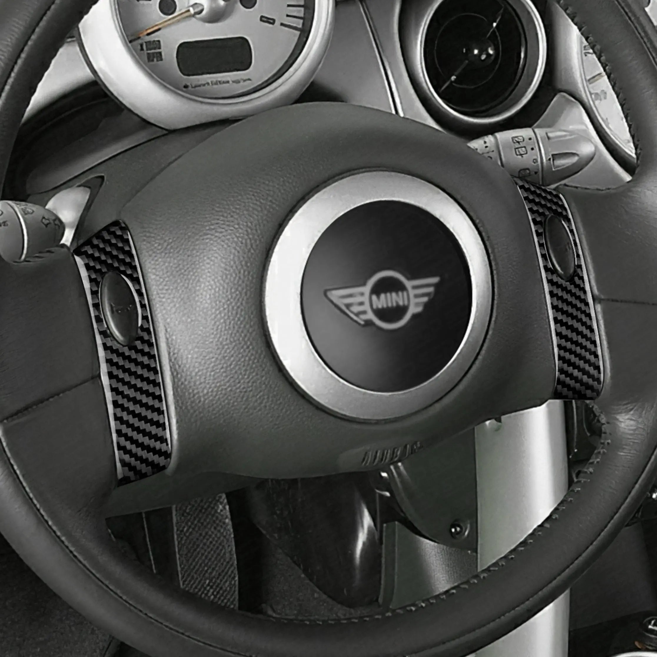 MINI R-Series Generation 1 Steering Wheel Trim Covers (2-Spoke)