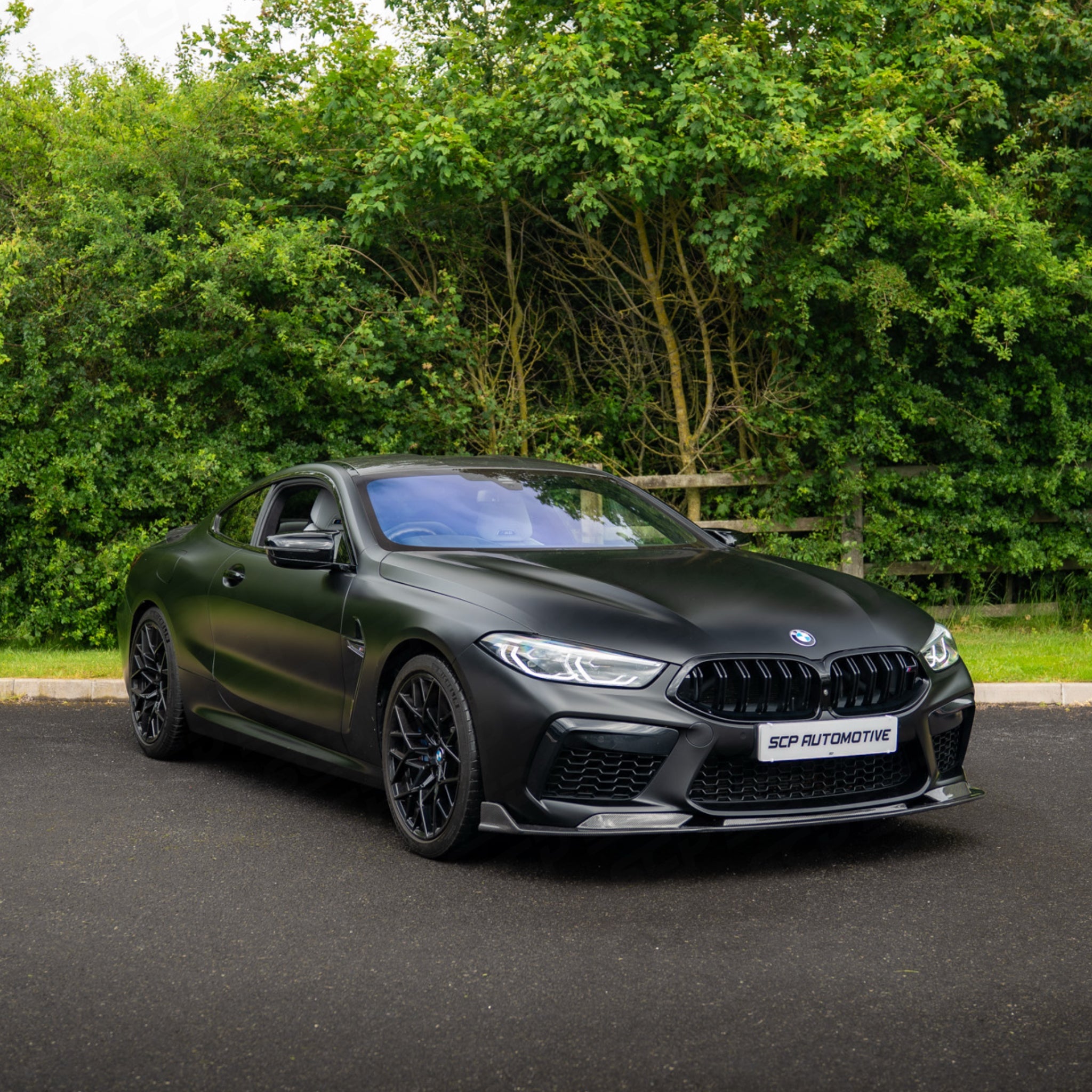 BMW F91 F92 F93 M8 V Style Carbon Fibre Front Lip SCP Automotive