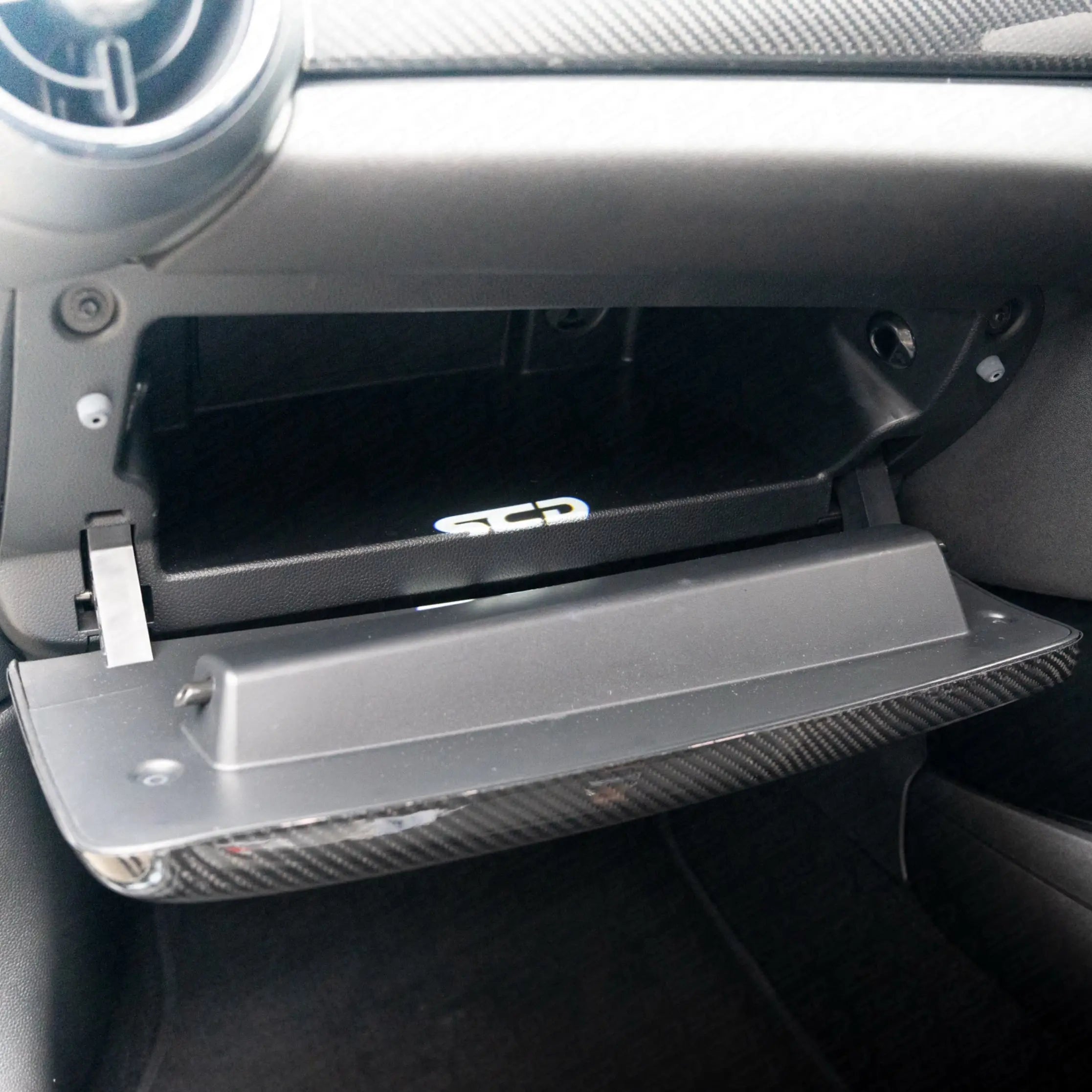 MINI F-Series Carbon Fibre Glove Compartment Cover