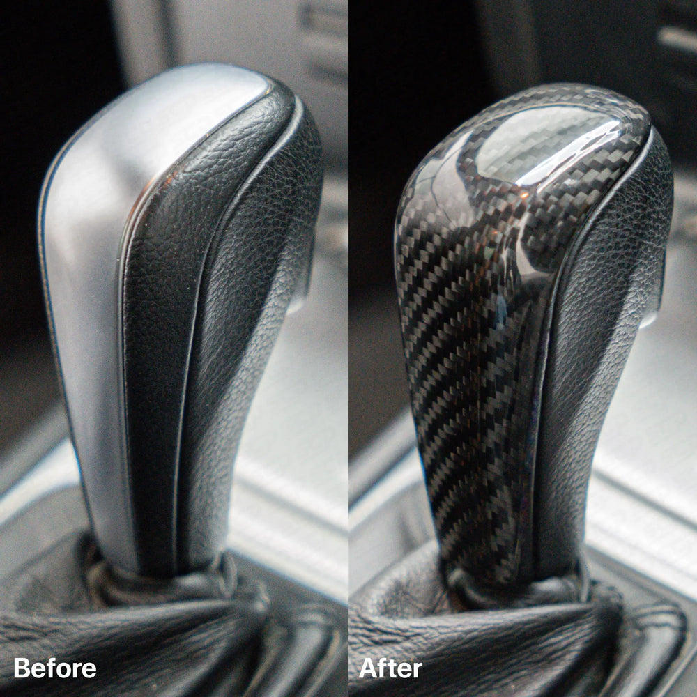 BMW E-Series Carbon Fibre Gear Shift Cover