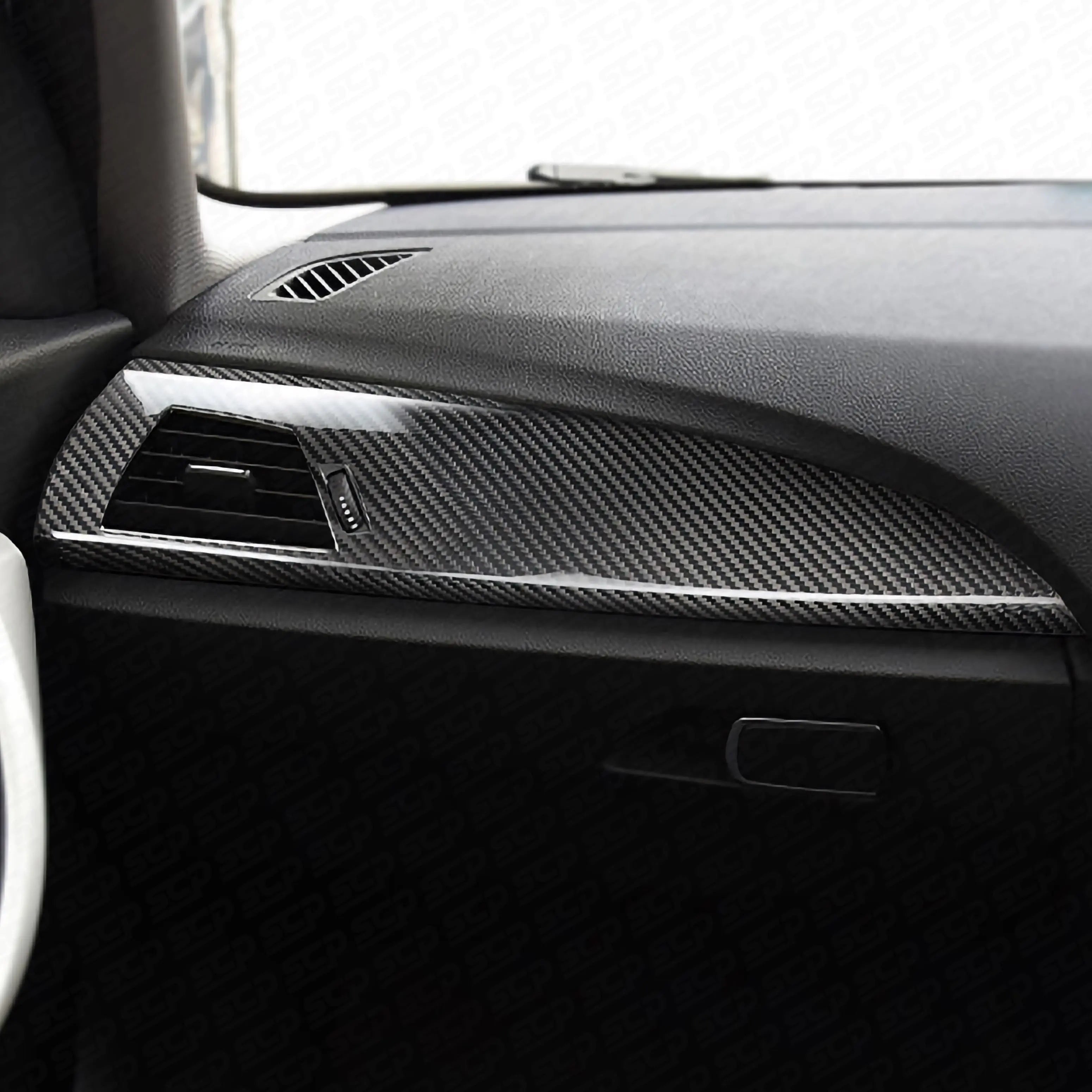 BMW F-Series Carbon Fibre Dashboard Panel and Vent Cover SCP Automotive