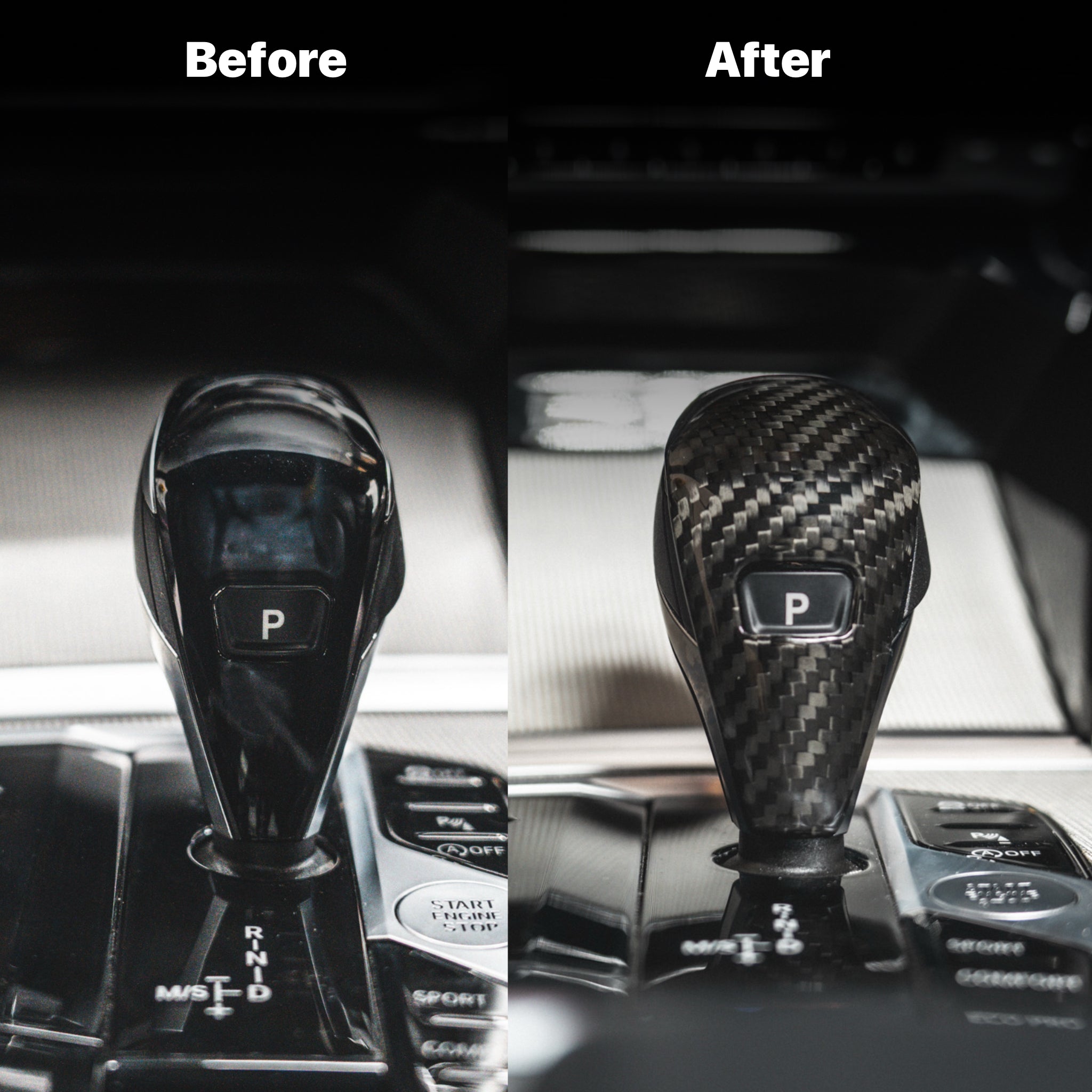 BMW G-Series Carbon Fibre Gear Shift Cover