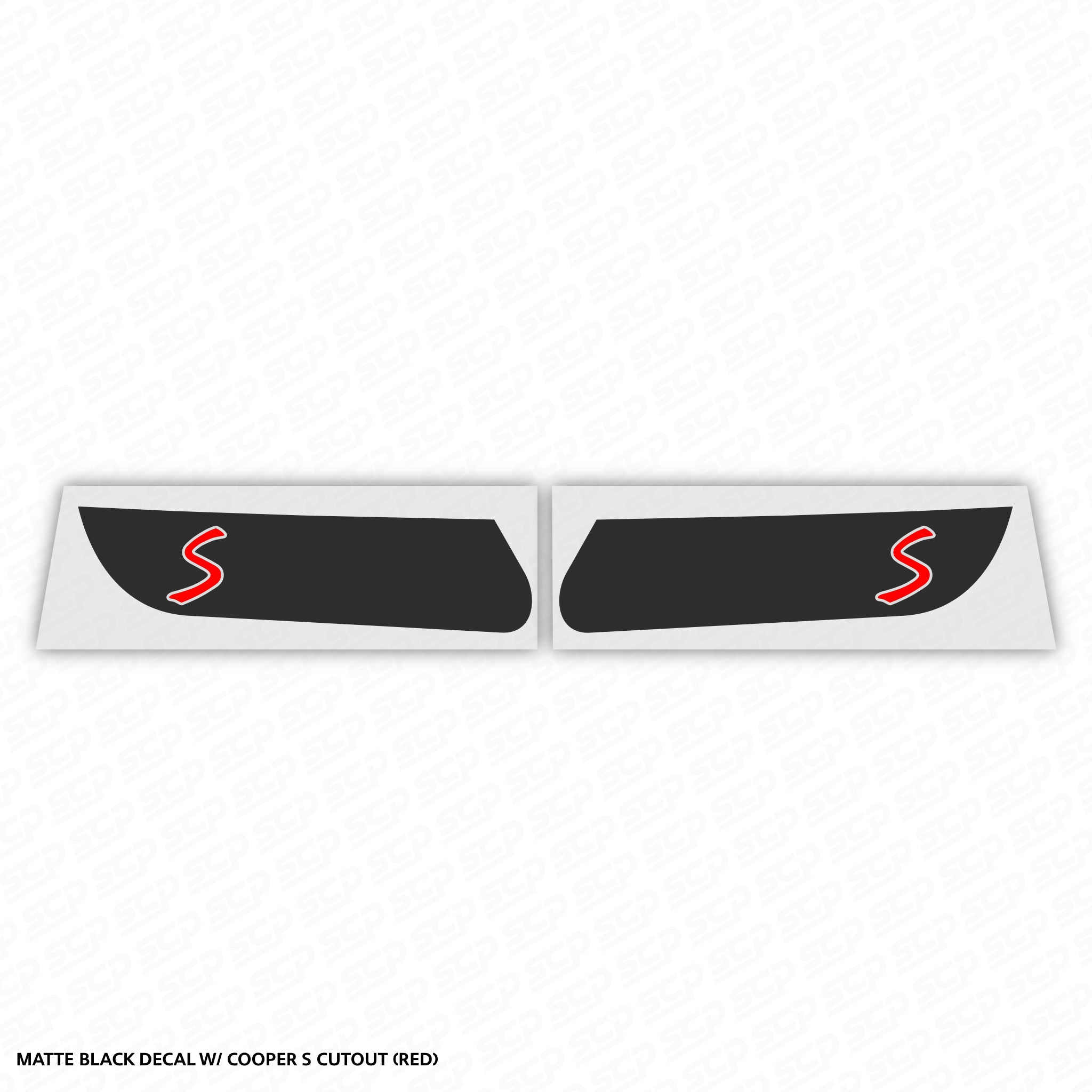 MINI F-Series LCI 2 Dynamic Sequential Indicator Faceplate Decal - Cooper S