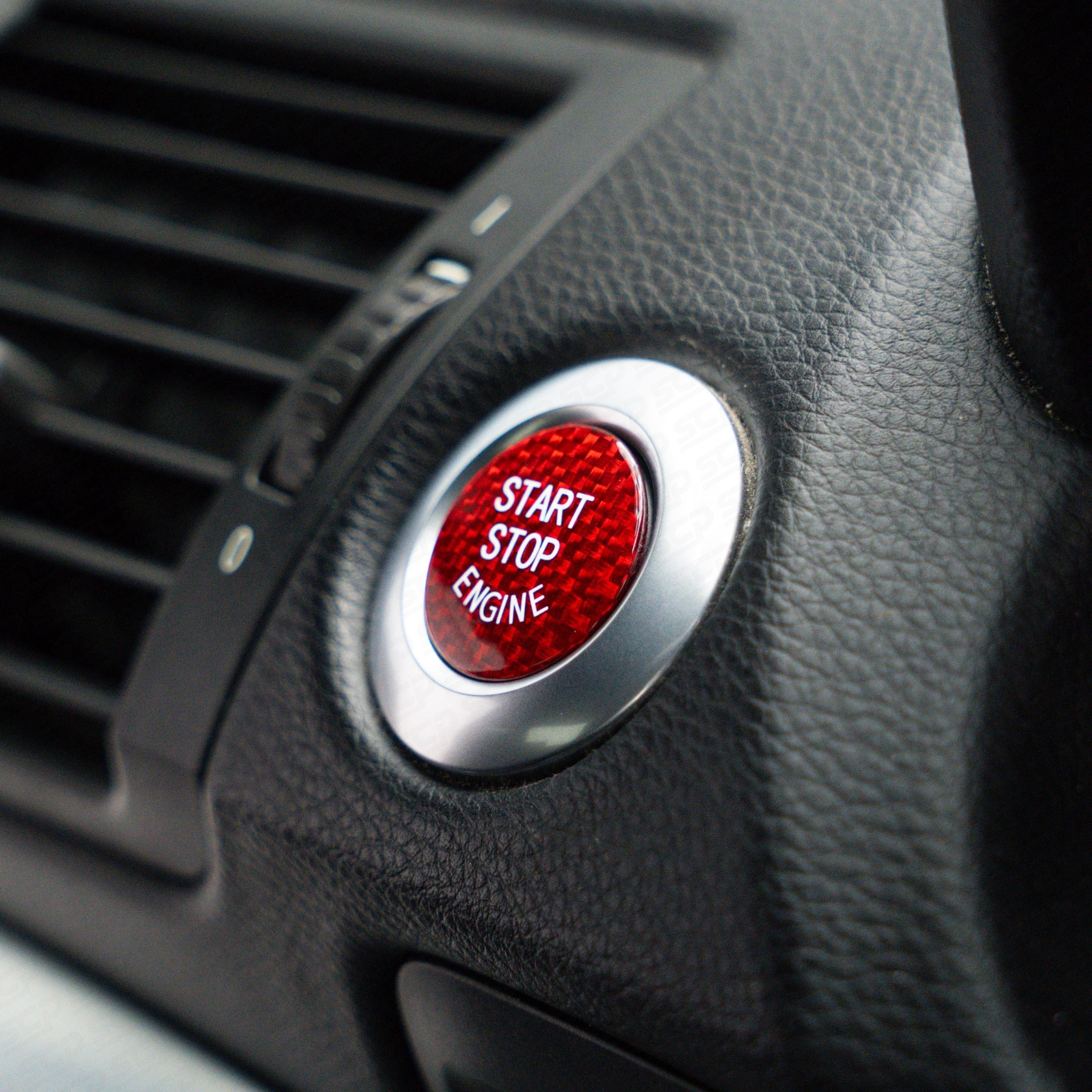 BMW E-Series Carbon Fibre Start/Stop Button Cover