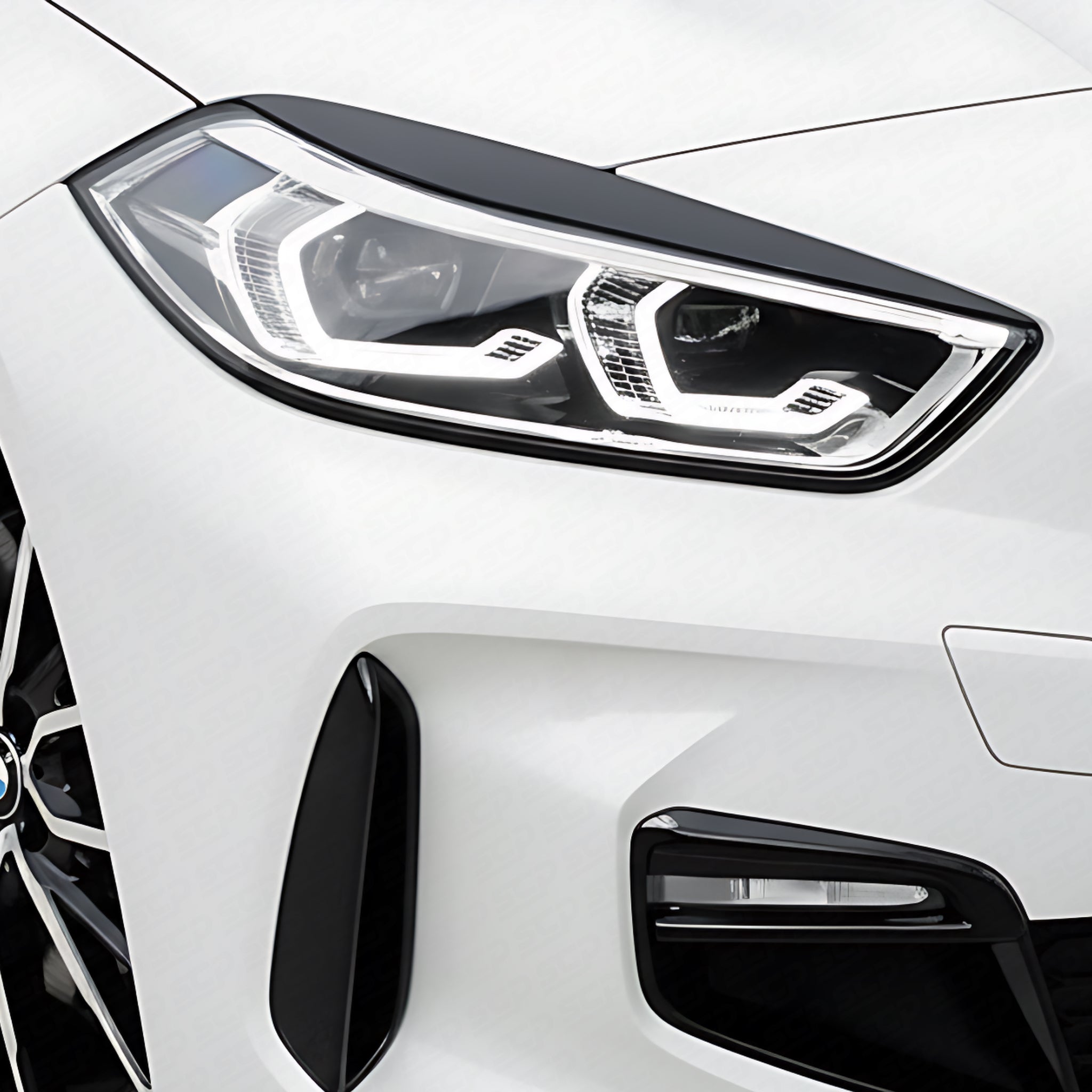 BMW 1-Series F40 Shadow Headlight Top Covers SCP Automotive