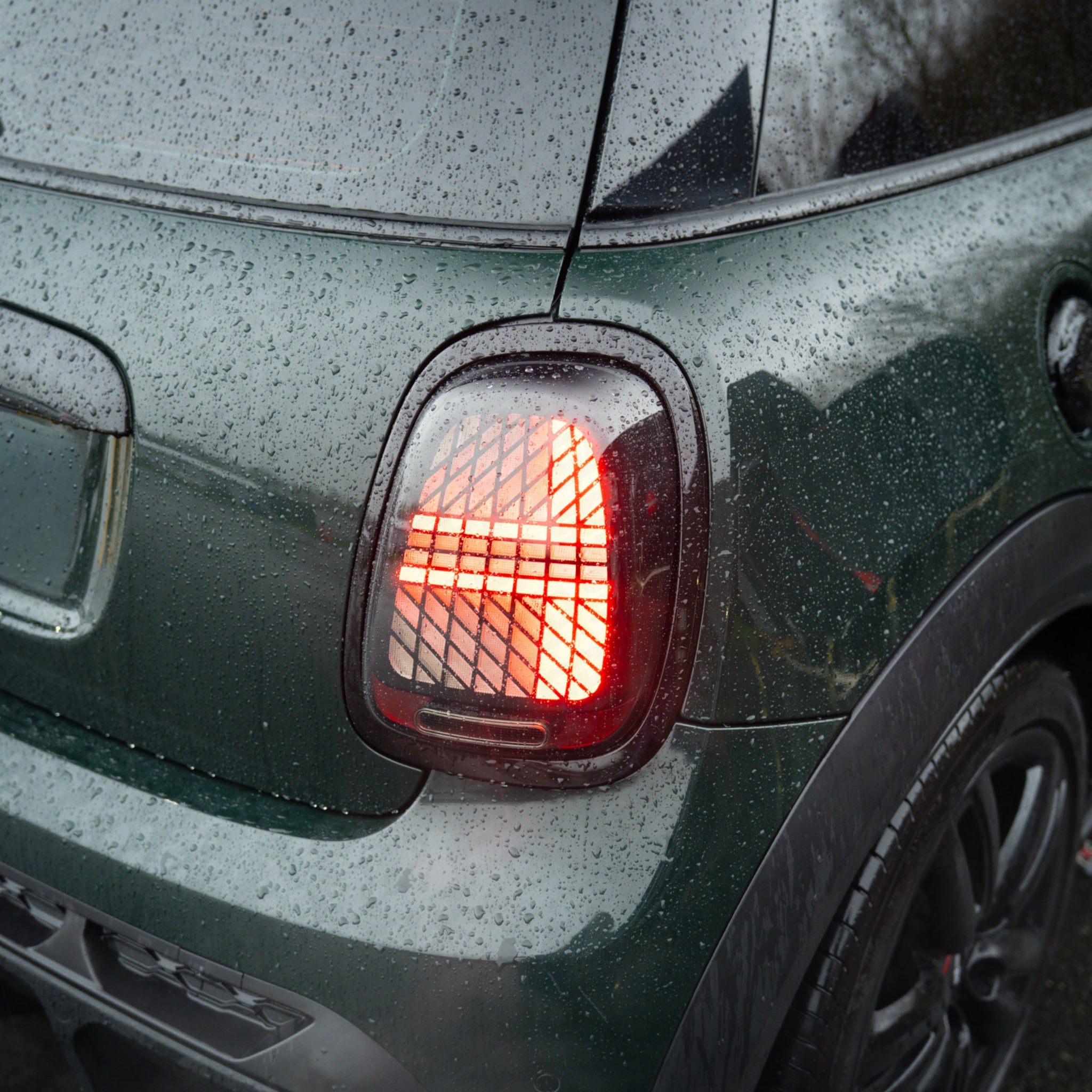 MINI F-Series Union Jack Adaptive LED Taillights – Grey | F55 F56 F57