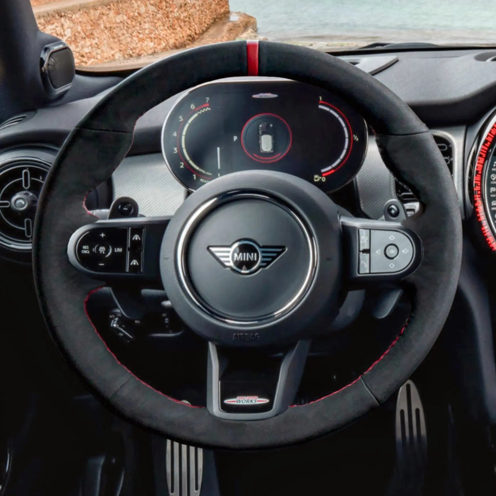 MINI F-Series LCI 2 Sport / JCW Steering Wheel Cover SCP Automotive