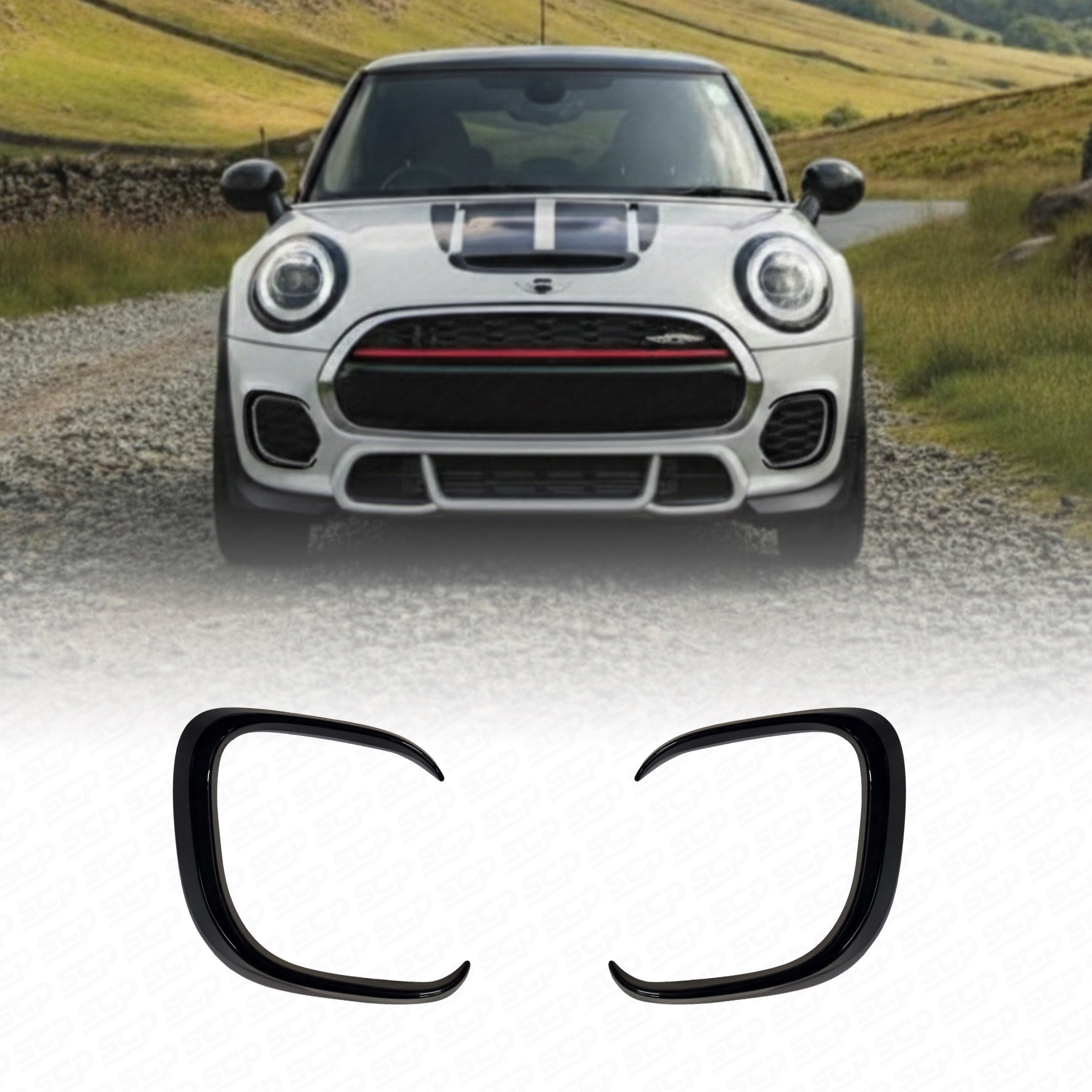 MINI F-Series JCW Challenge Lower Bumper Surrounds SCP Automotive