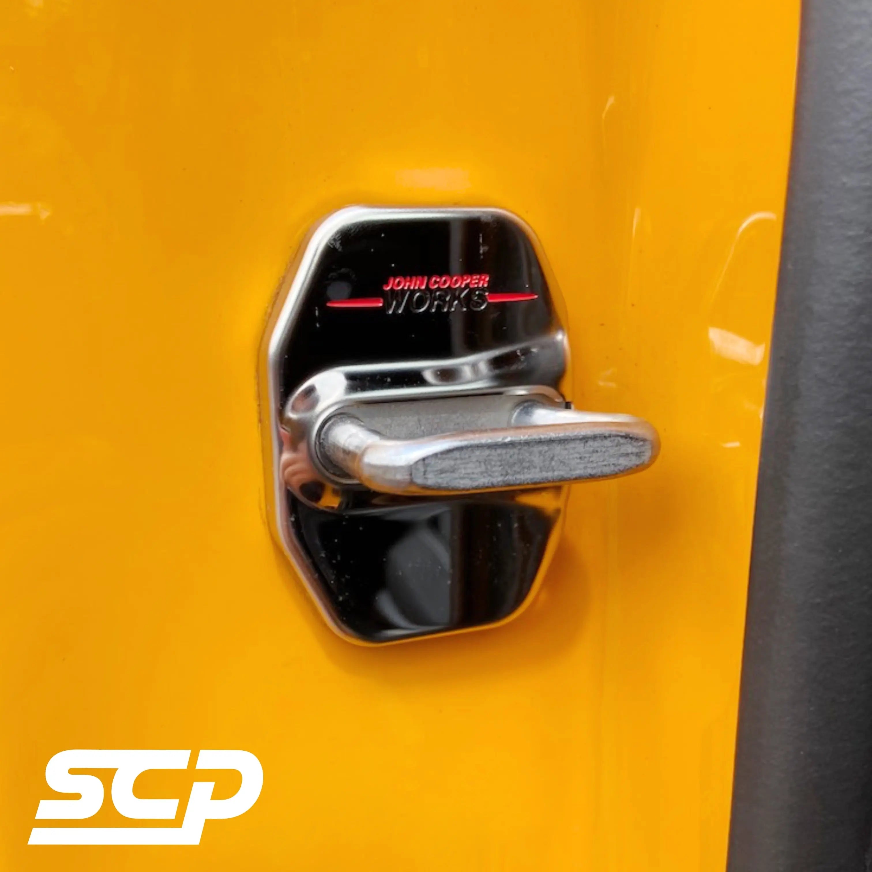 MINI F-Series Chrome Door Lock Cover - SCP Automotive