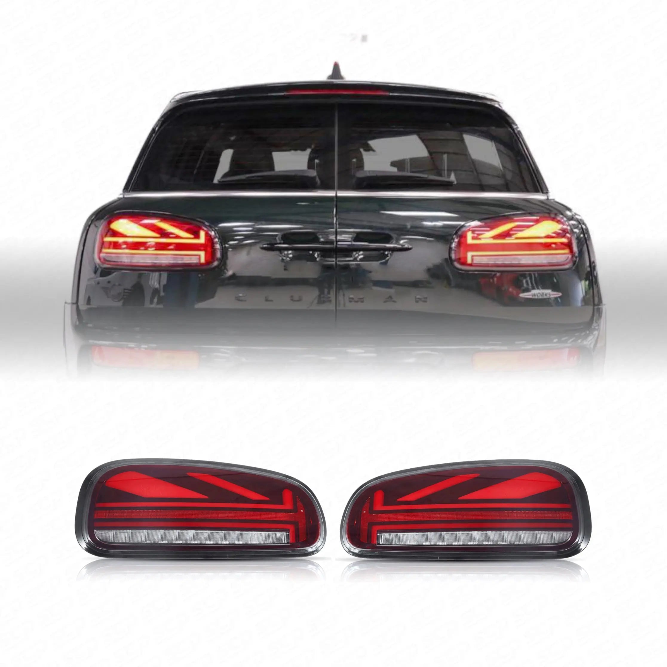 MINI F-Series F54 Clubman Union Jack Taillights - Red SCP Automotive