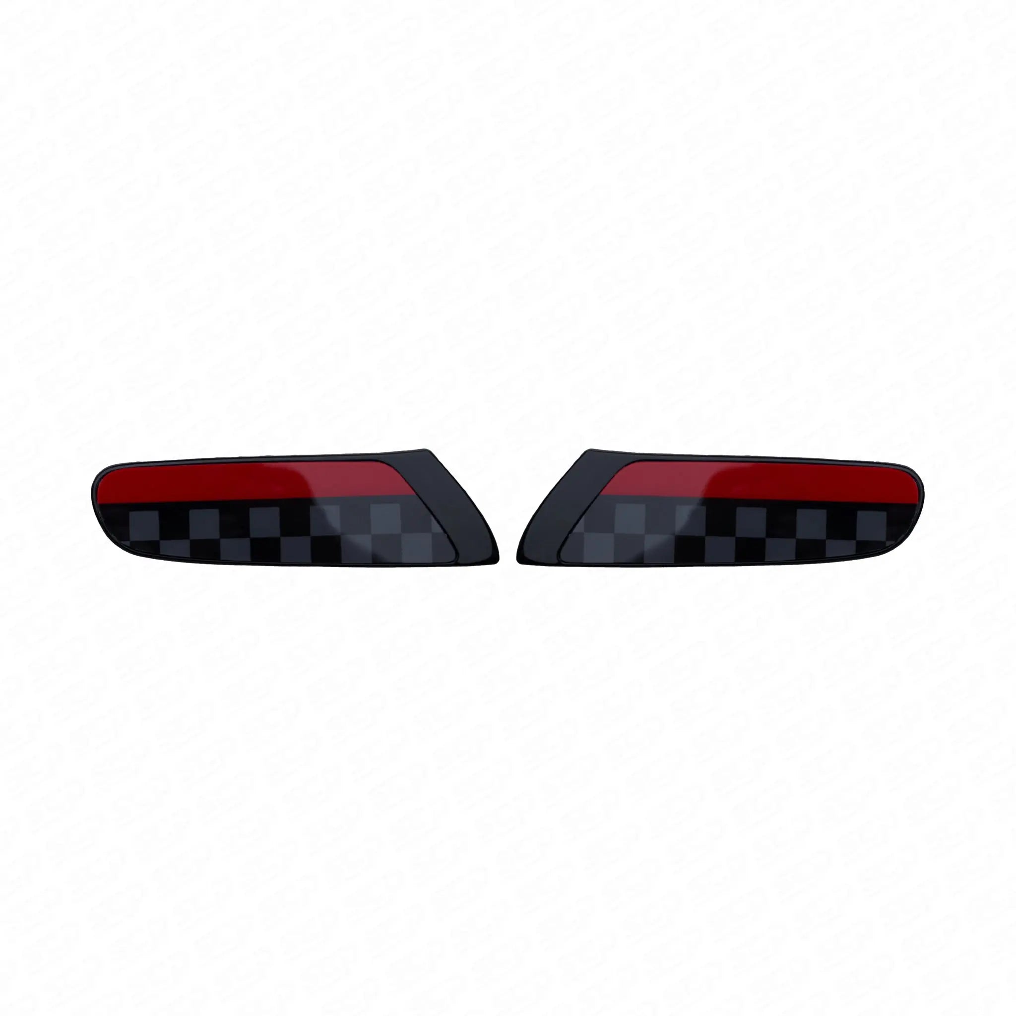 MINI F-Series Indicator Replacement Inserts (F55 | F56 | F57) SCP Automotive JCW-Pro-Red-and-Checkered