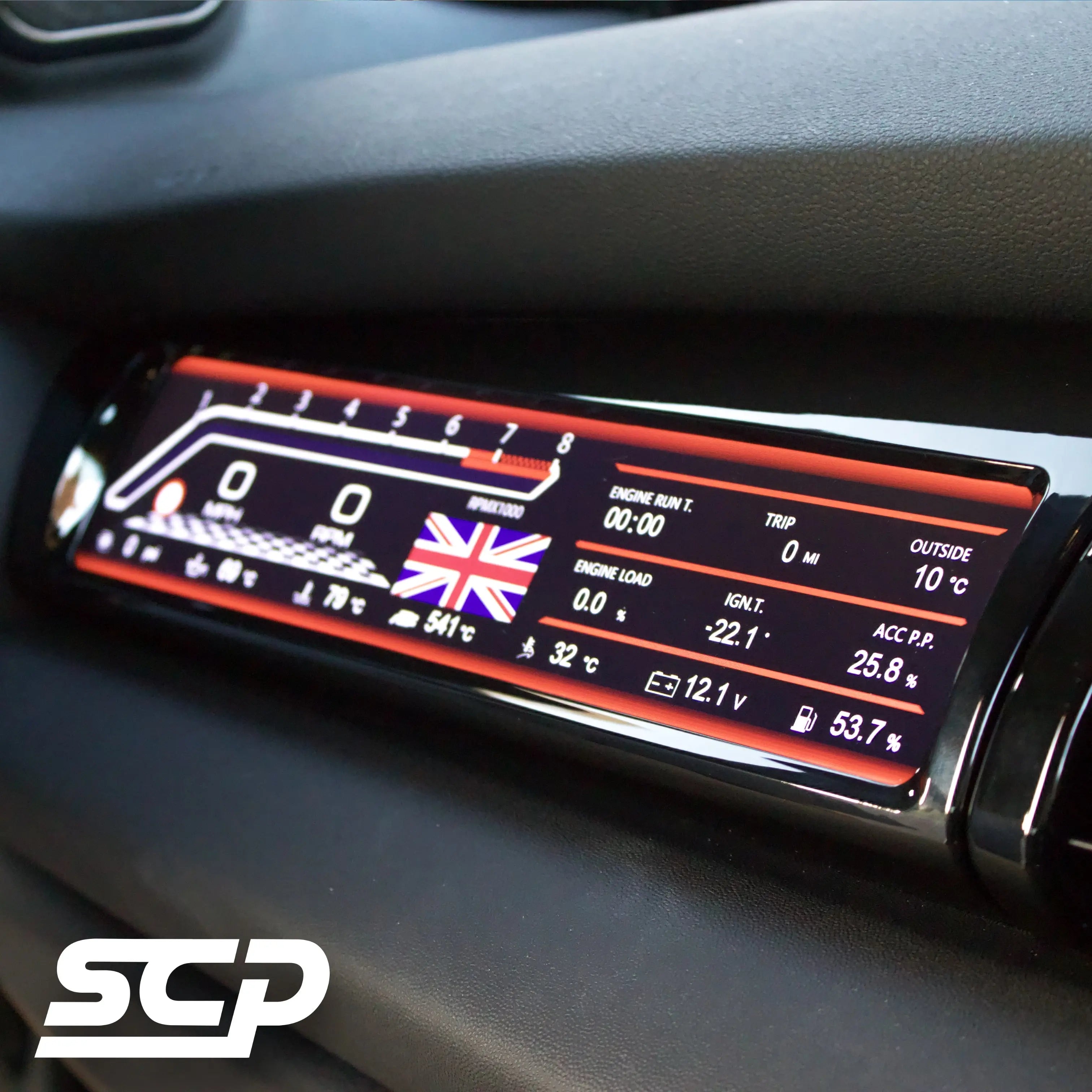 MINI F-Series LCD Passenger Sport Display - SCP Automotive