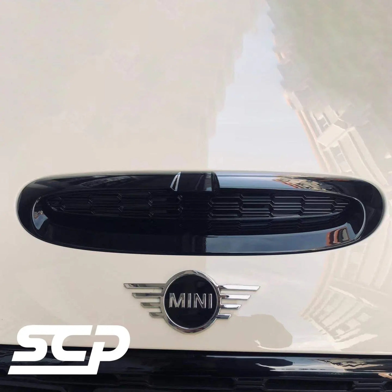 MINI F-Series Piano Black Raised Bonnet Scoop (Replacement)