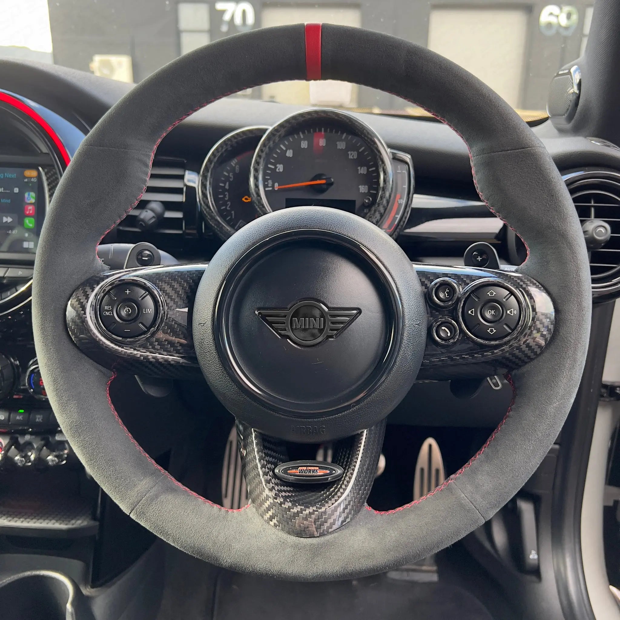 MINI F-Series Steering Wheel Trim Cover SCP Automotive