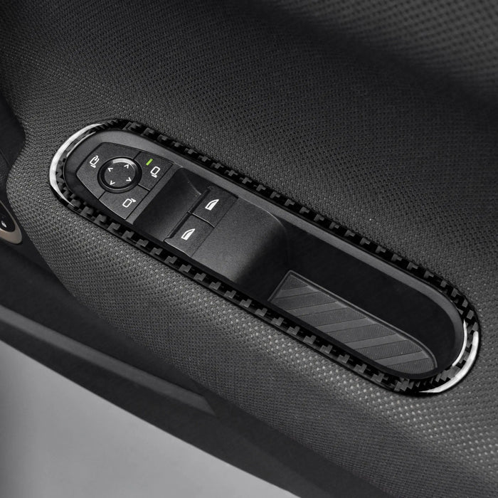 MINI J01 Carbon Fibre Window Switch Overlay