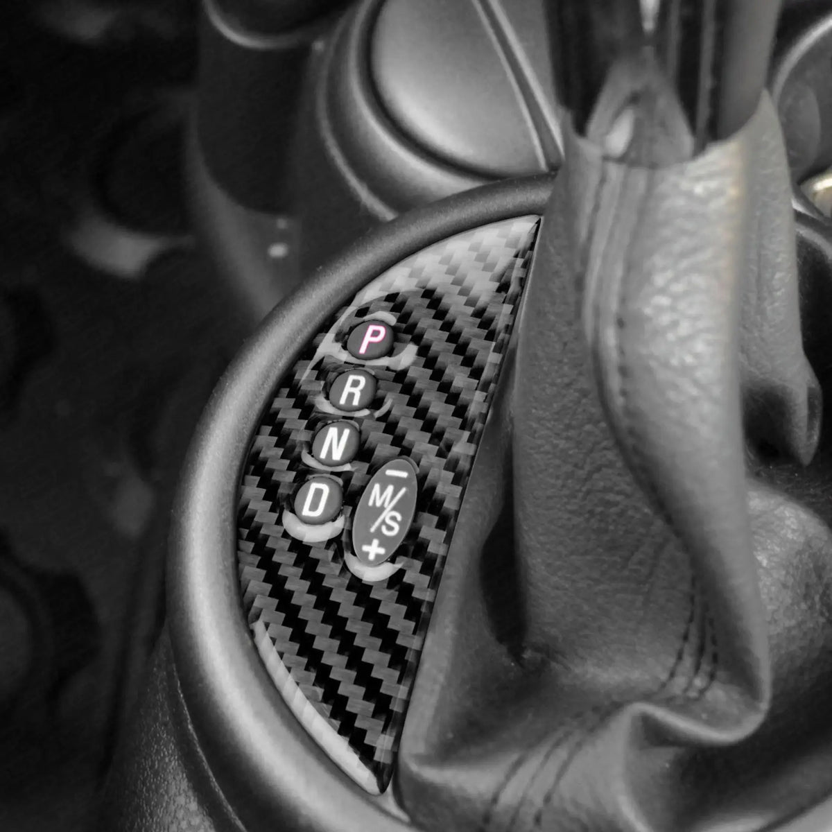 MINI R-Series Generation 1 Carbon Fibre Automatic Gear Shift Panel Ove