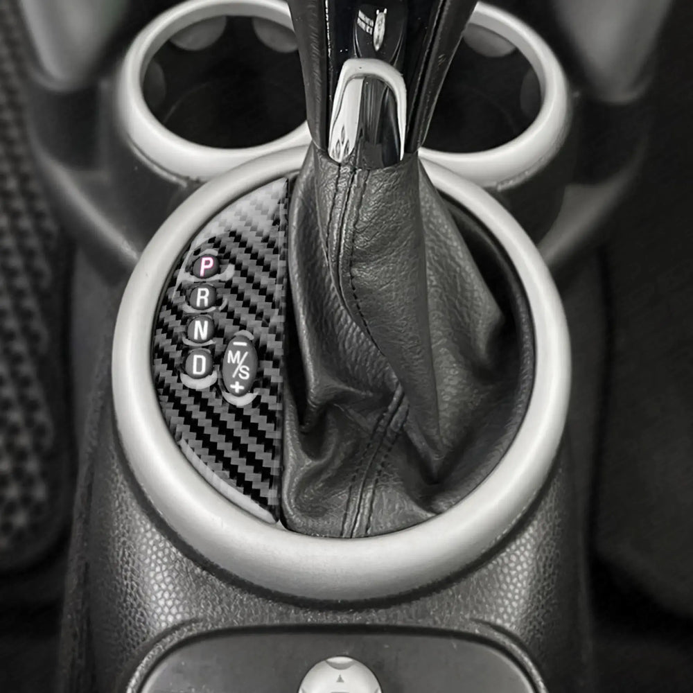 MINI R-Series Generation 1 Carbon Fibre Automatic Gear Shift Panel Ove