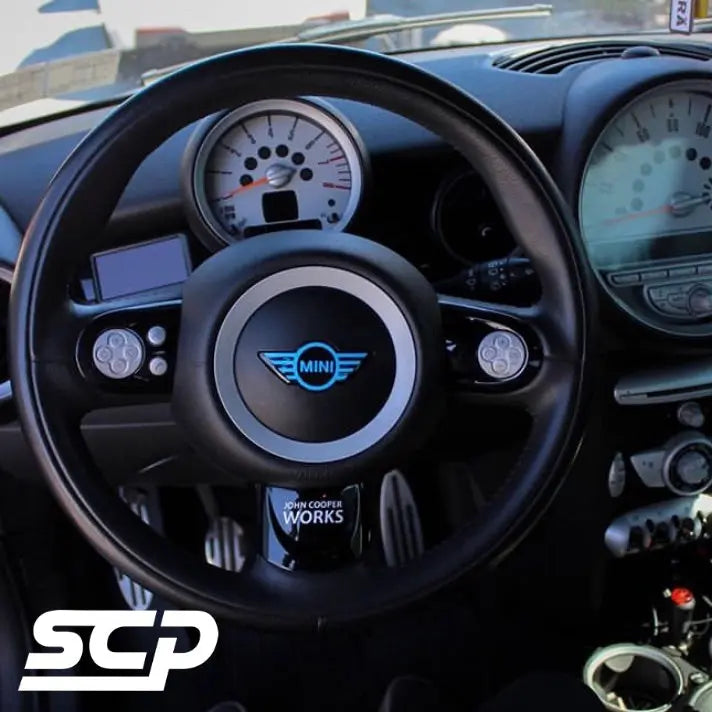 MINI Steering Wheel Decal - SCP Automotive