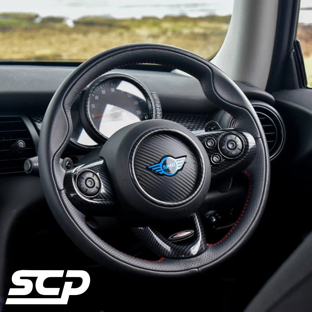 MINI Steering Wheel Decal - SCP Automotive