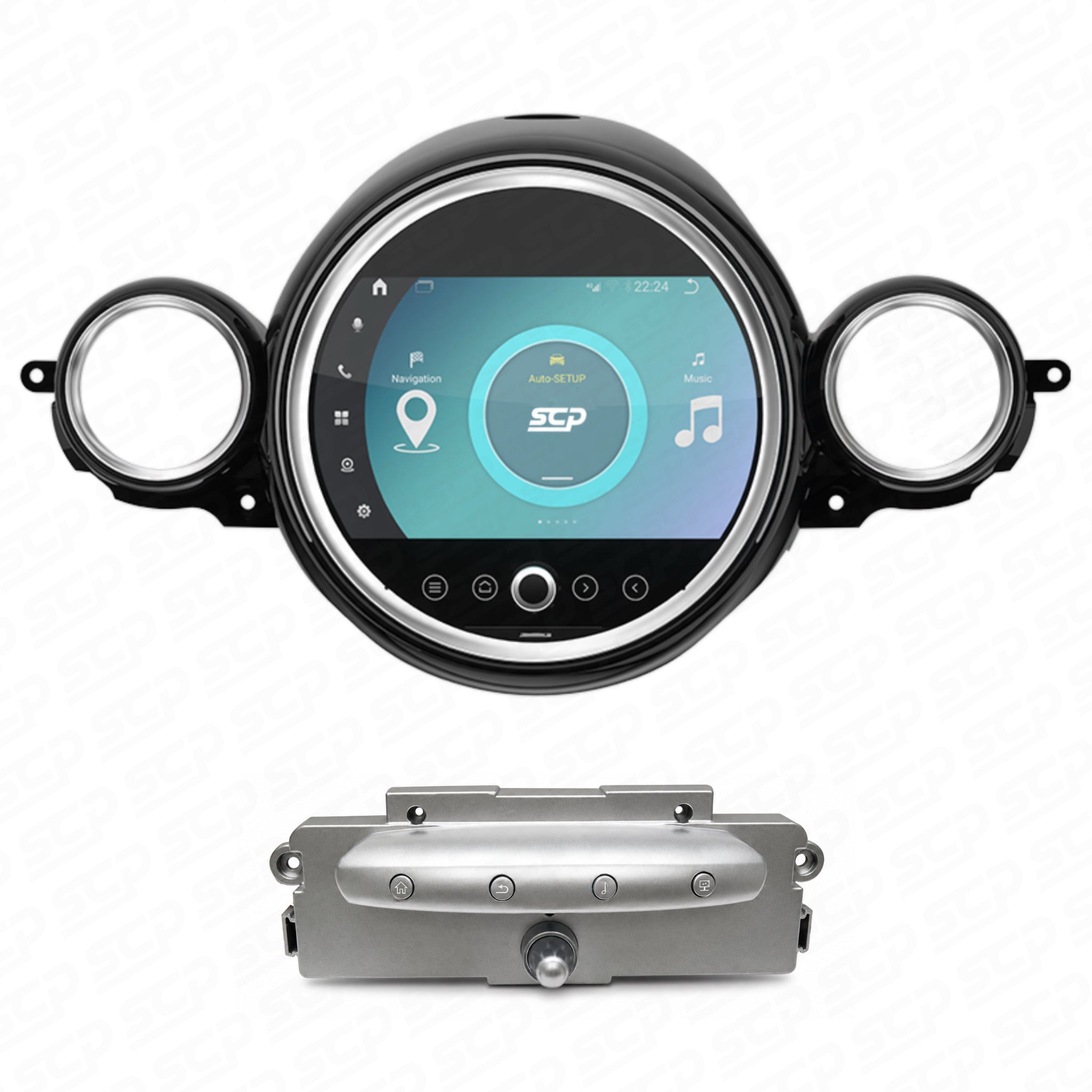 MINI R-Series Touchscreen Display Upgrade with Apple CarPlay & Android Auto SCP Automotive