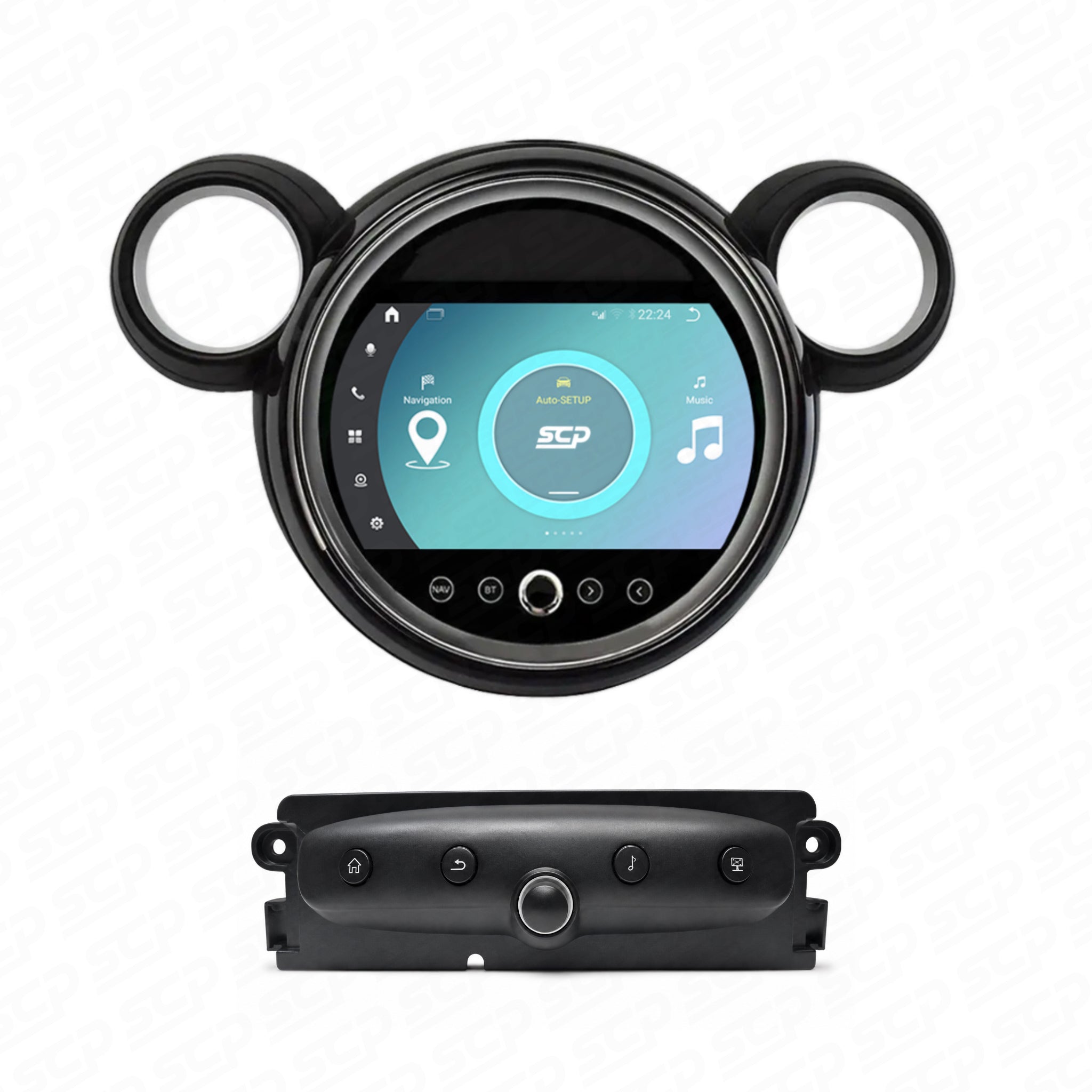 MINI R-Series Touchscreen Display Upgrade with Apple CarPlay & Android Auto SCP Automotive