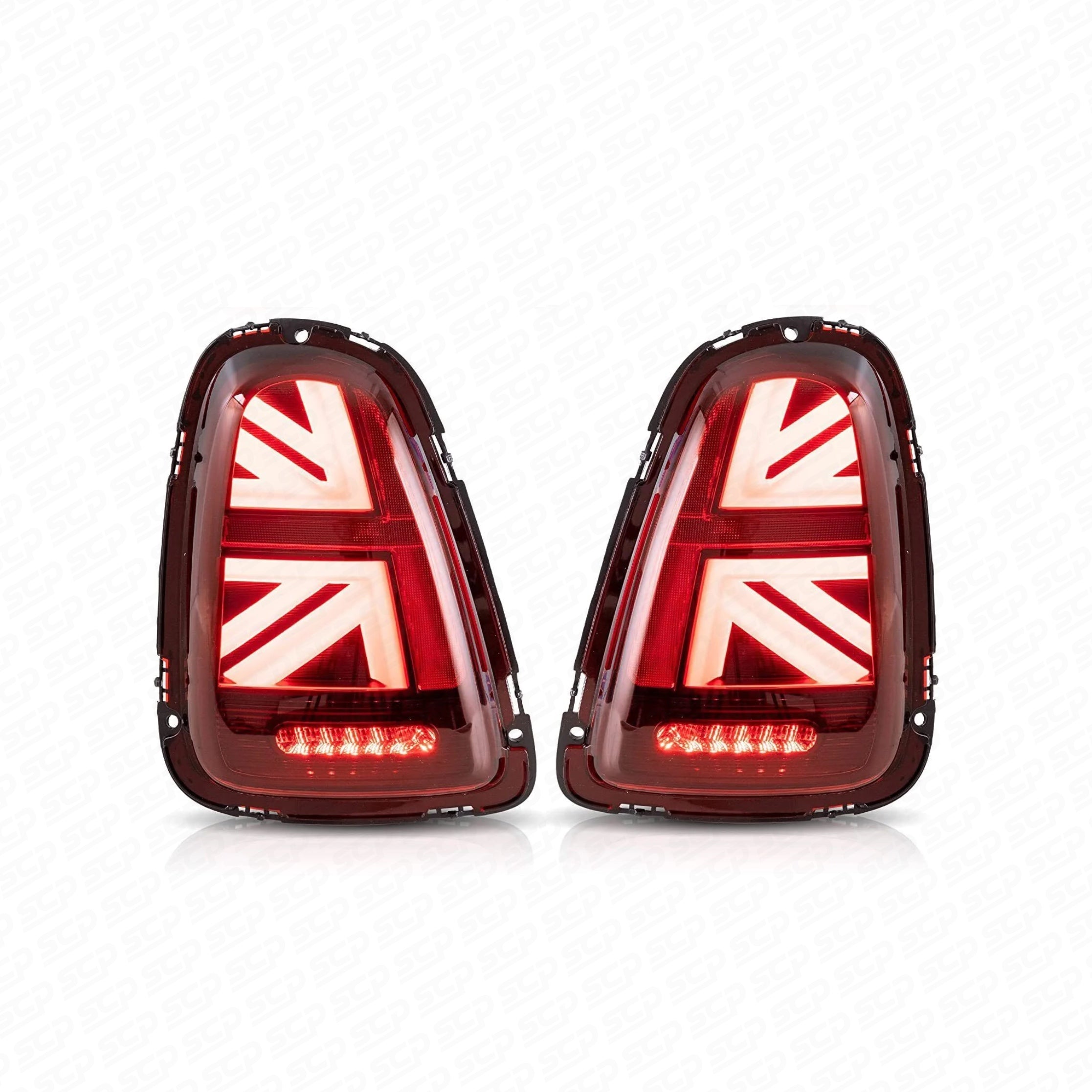 MINI R-Series Union Jack LED Taillights - Red VLAND
