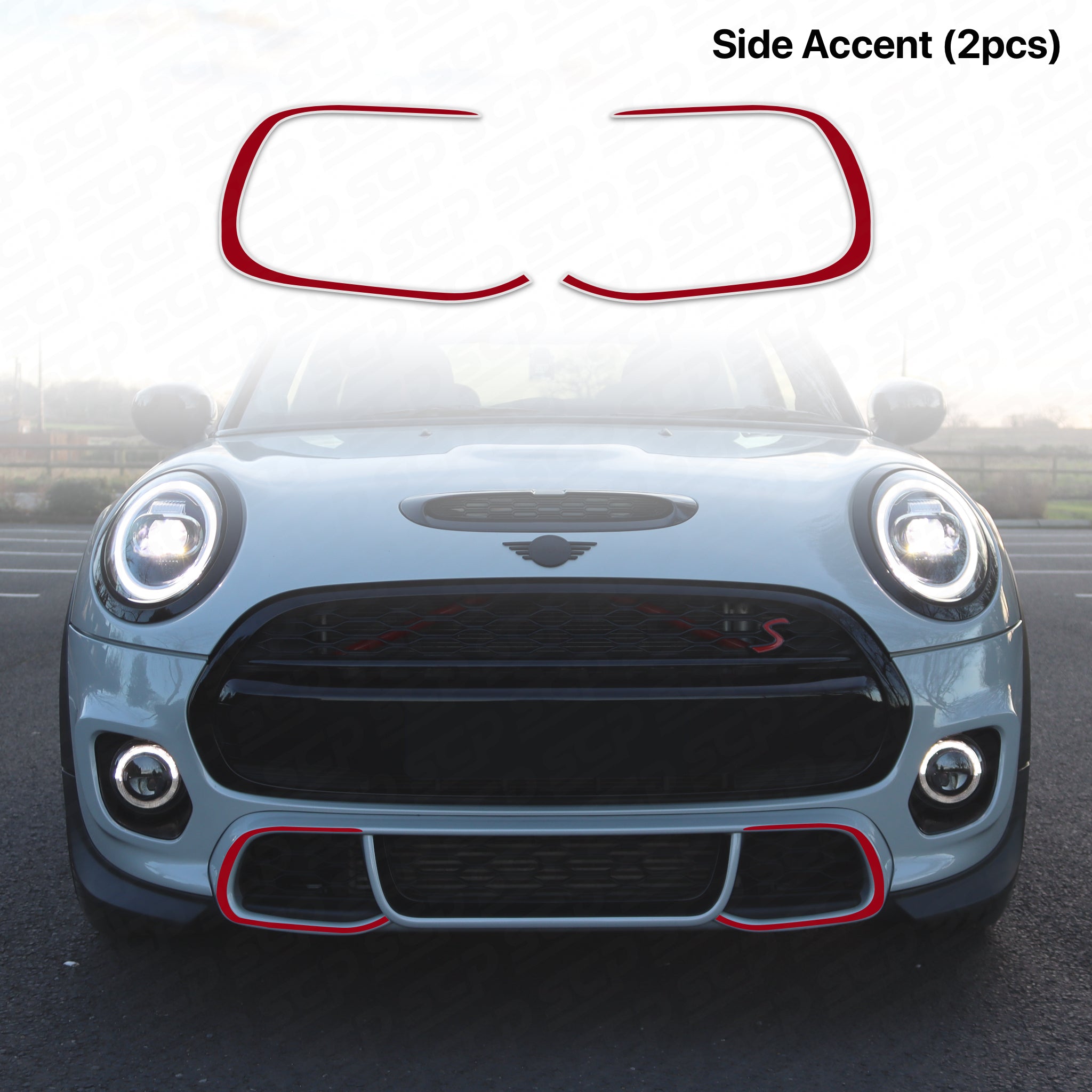 MINI F-Series Sport / JCW Front Lower Bumper Trim Accent Decal