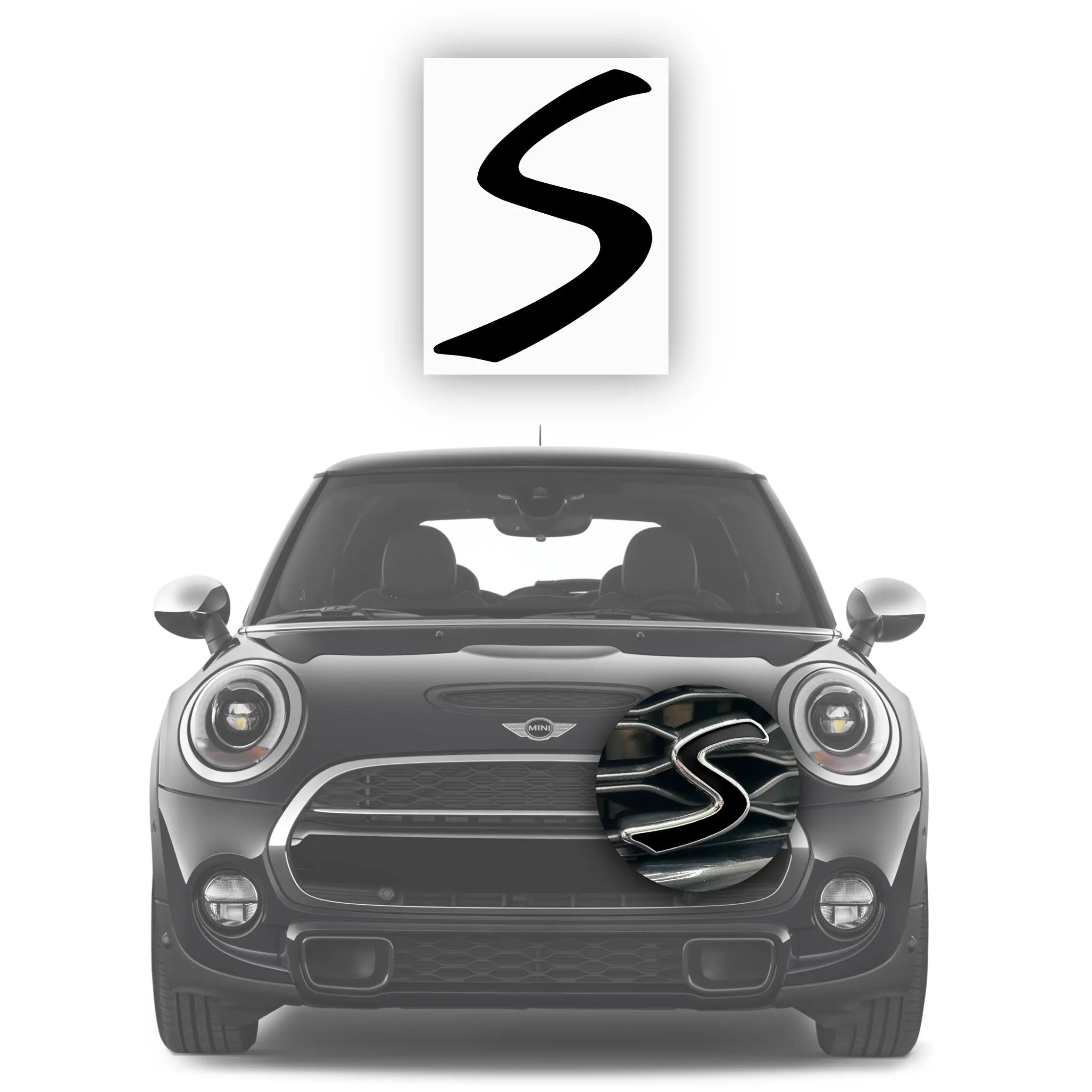MINI F-Series Front S Replacement Decal / Sticker | F54 F55 F56 F57 F60