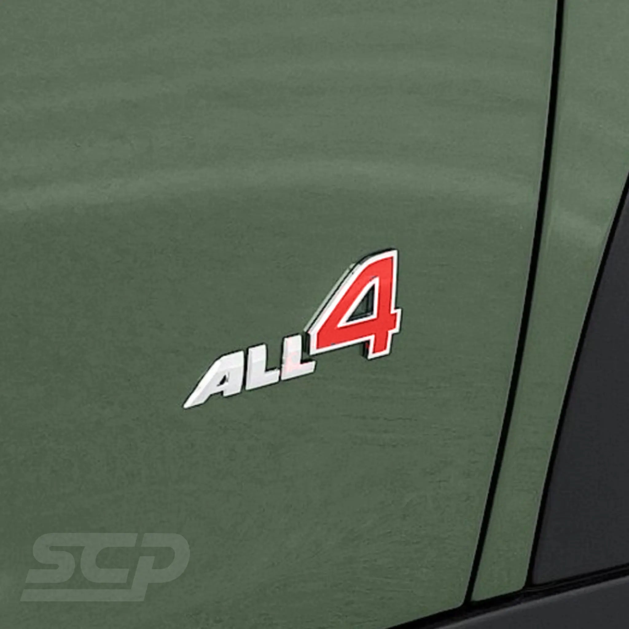 MINI ALL4 "4" Accent Decal / Sticker SCP Automotive