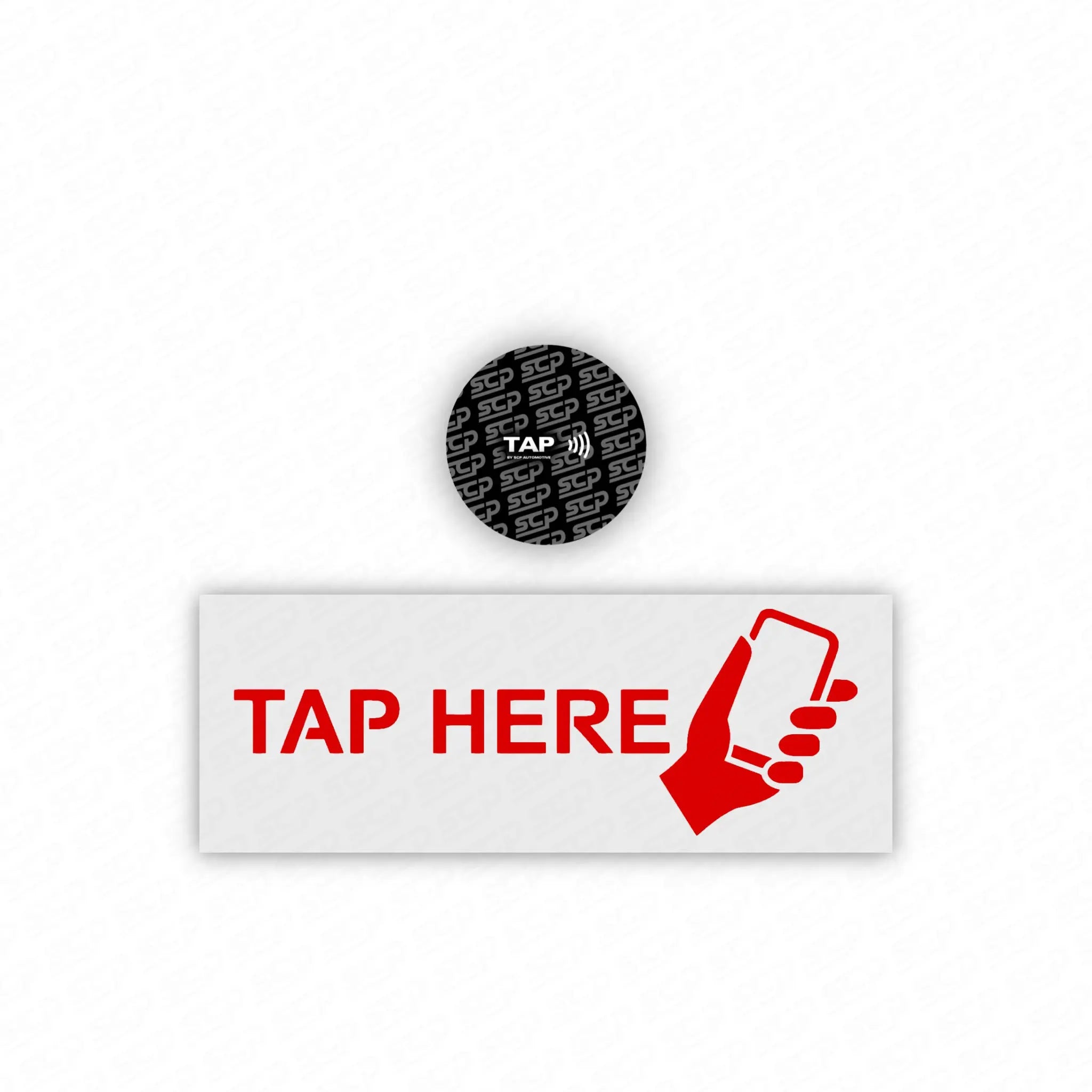 TAP - NFC Tag SCP Automotive Chilli-Red-Right-TAP