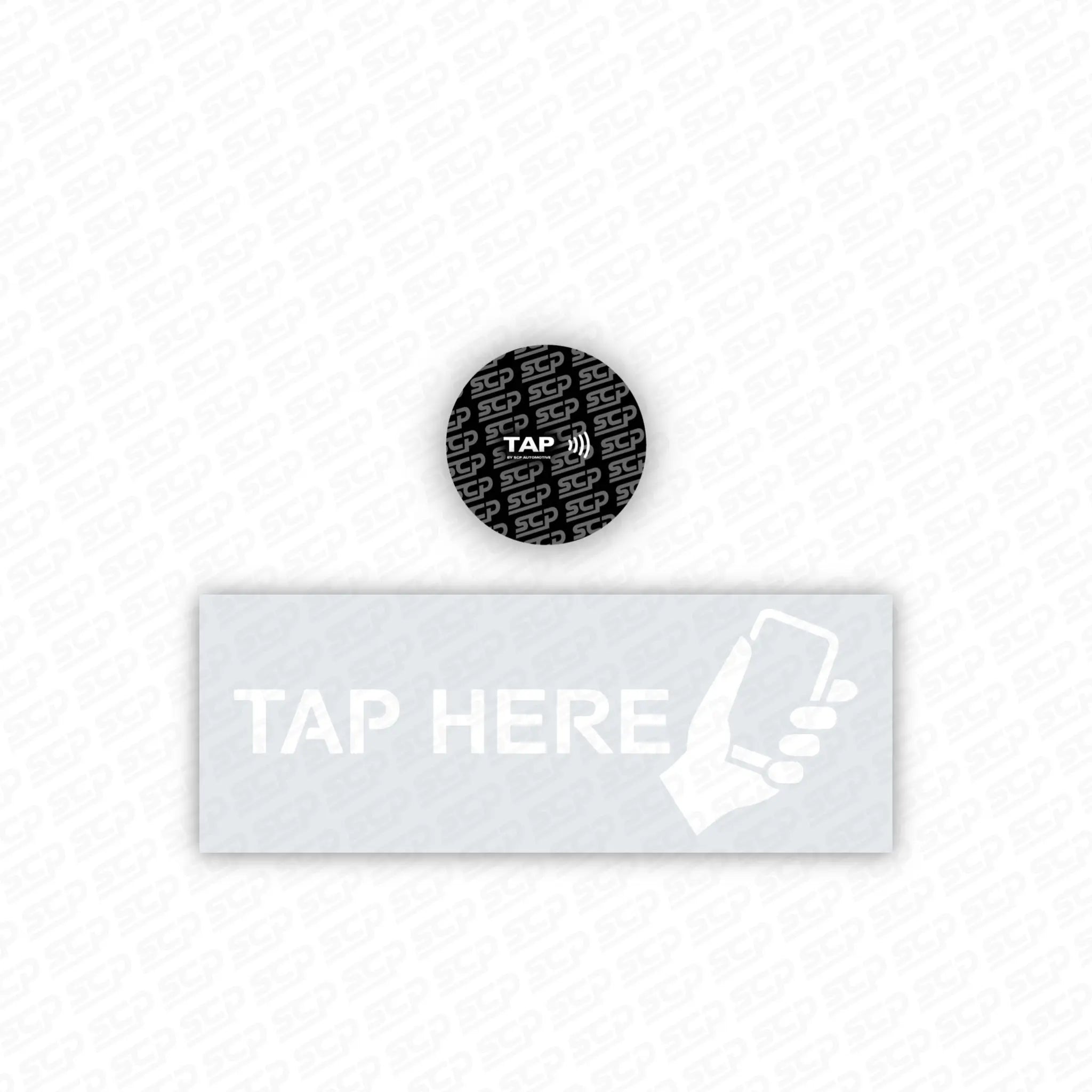 TAP - NFC Tag SCP Automotive White-Right-TAP