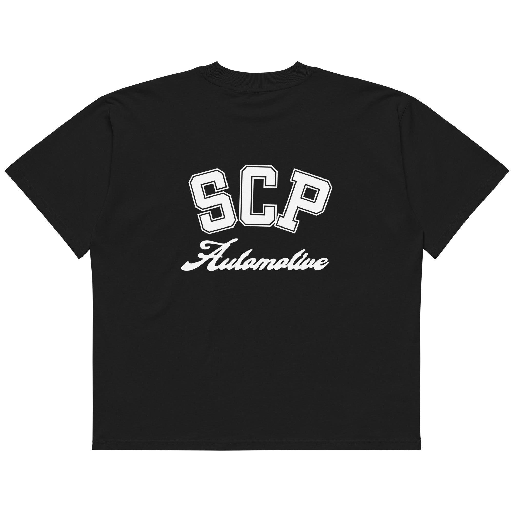 SCP Automotive College Print Tee - Oversized Fit SCP Automotive