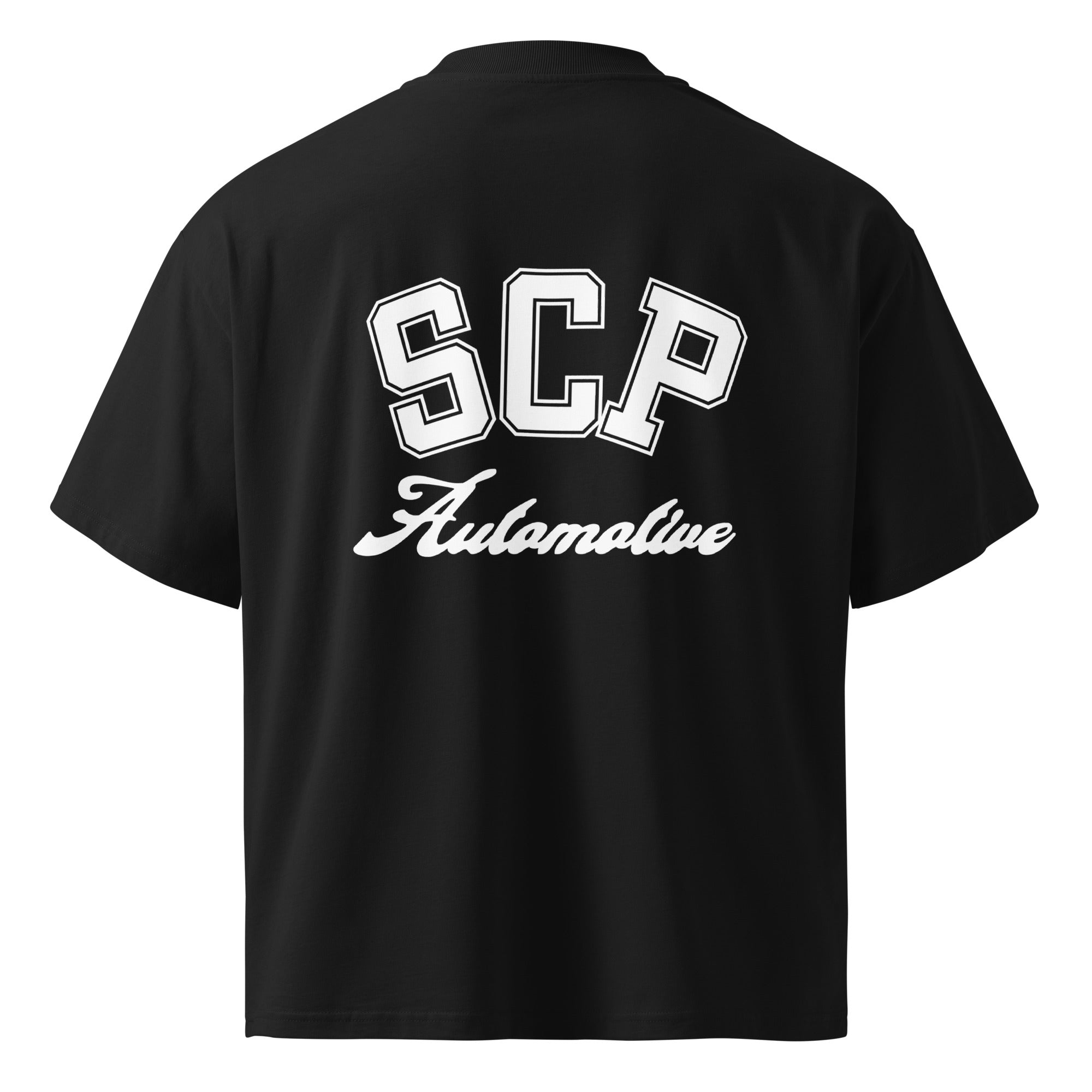 SCP Automotive College Print Tee - Oversized Fit SCP Automotive