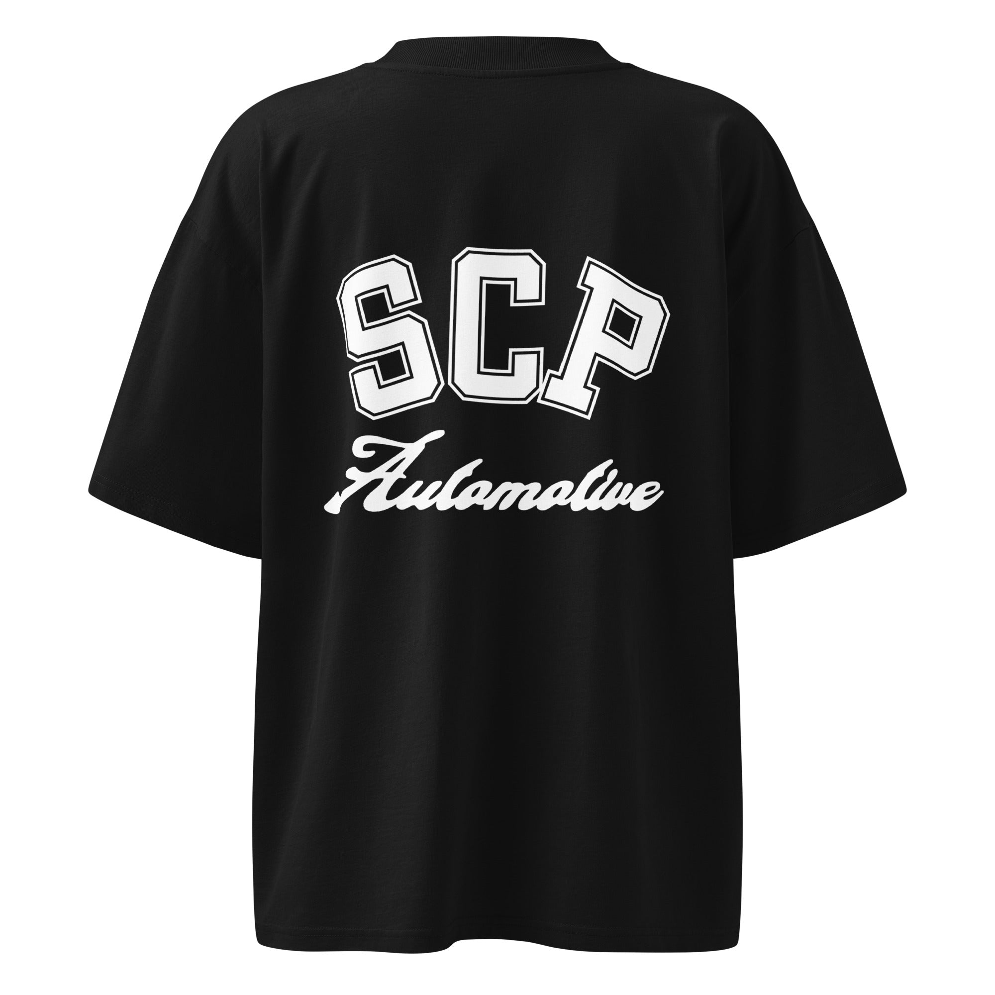 SCP Automotive College Print Tee - Oversized Fit SCP Automotive
