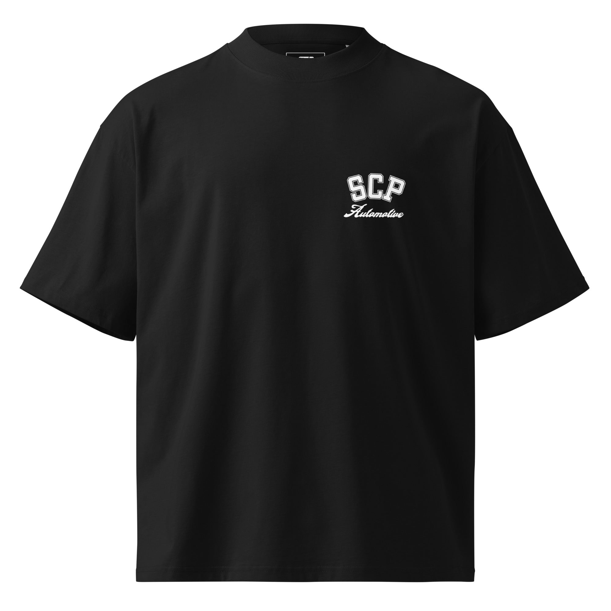 SCP Automotive College Print Tee - Oversized Fit SCP Automotive