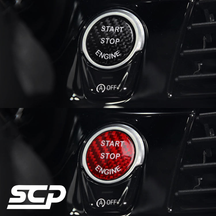 BMW F-Series Carbon Start/Stop Button Cover - SCP Automotive