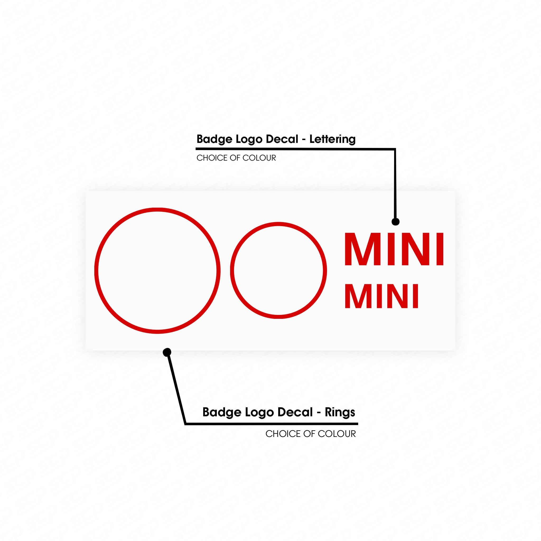 MINI F-Series Pre-LCI Badge Logo Decal