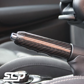 MINI F-Series Carbon Fibre Handbrake Grip Replacement - SCP Automotive