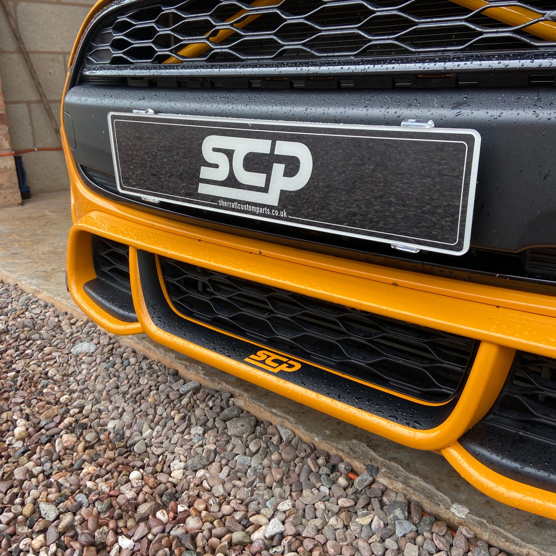 MINI F-Series JCW Front Splitter Decal - SCP Automotive