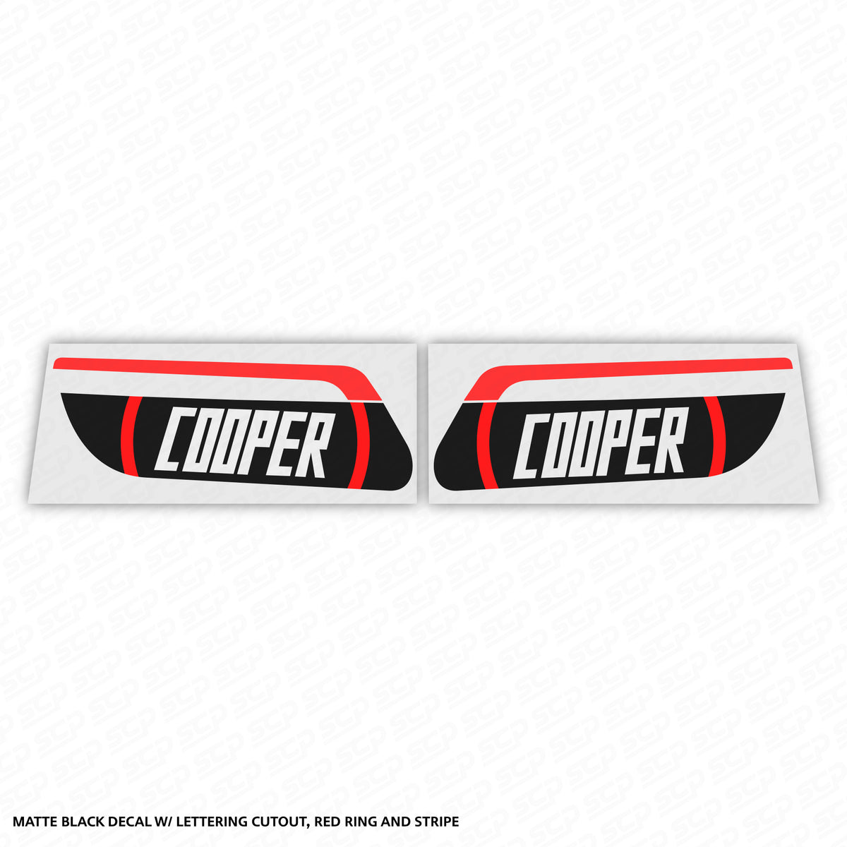 MINI F-Series LCI 2 Dynamic Sequential Indicator Faceplate Decal - Cooper